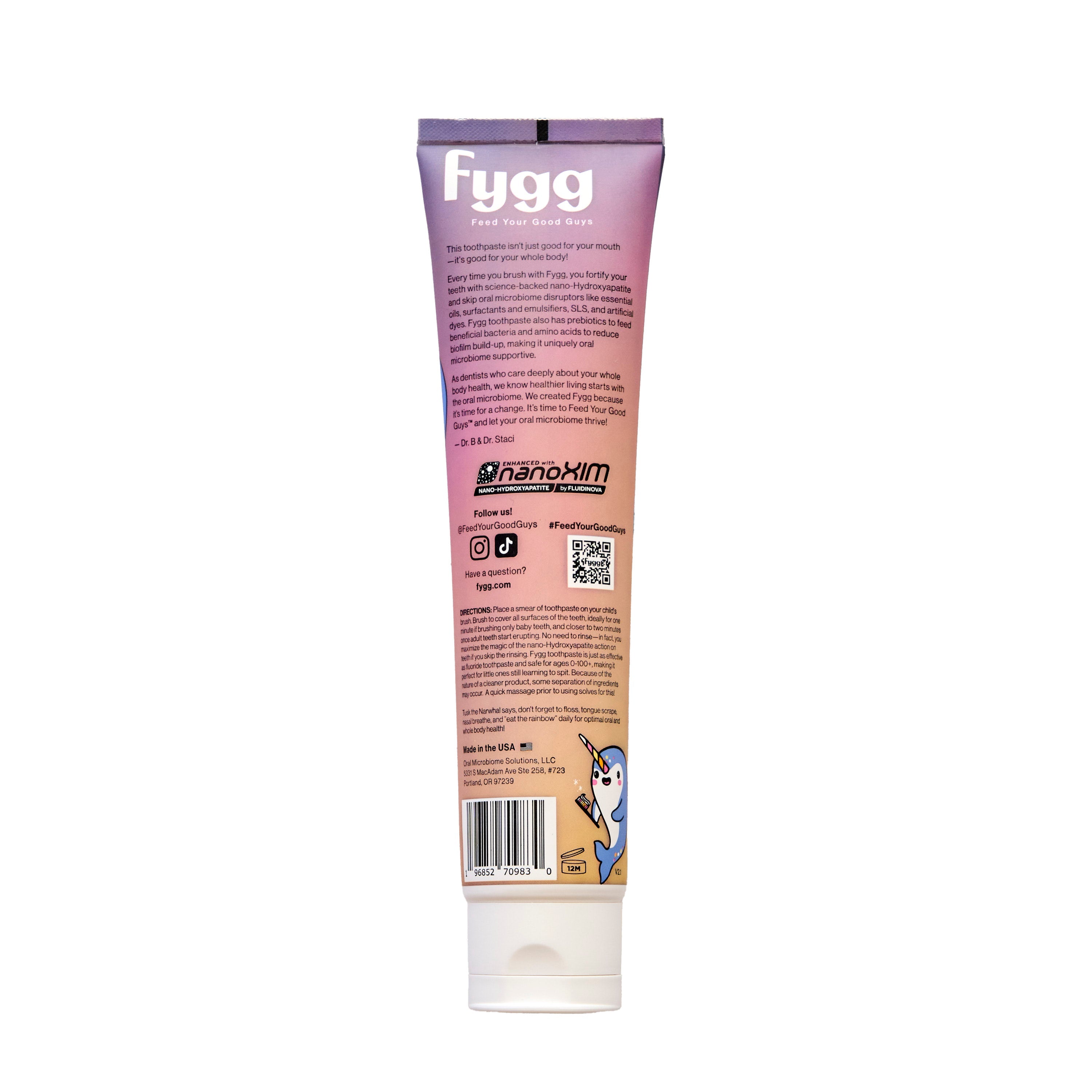 Nano-Hydroxyapatite Toothpaste with Prebiotics