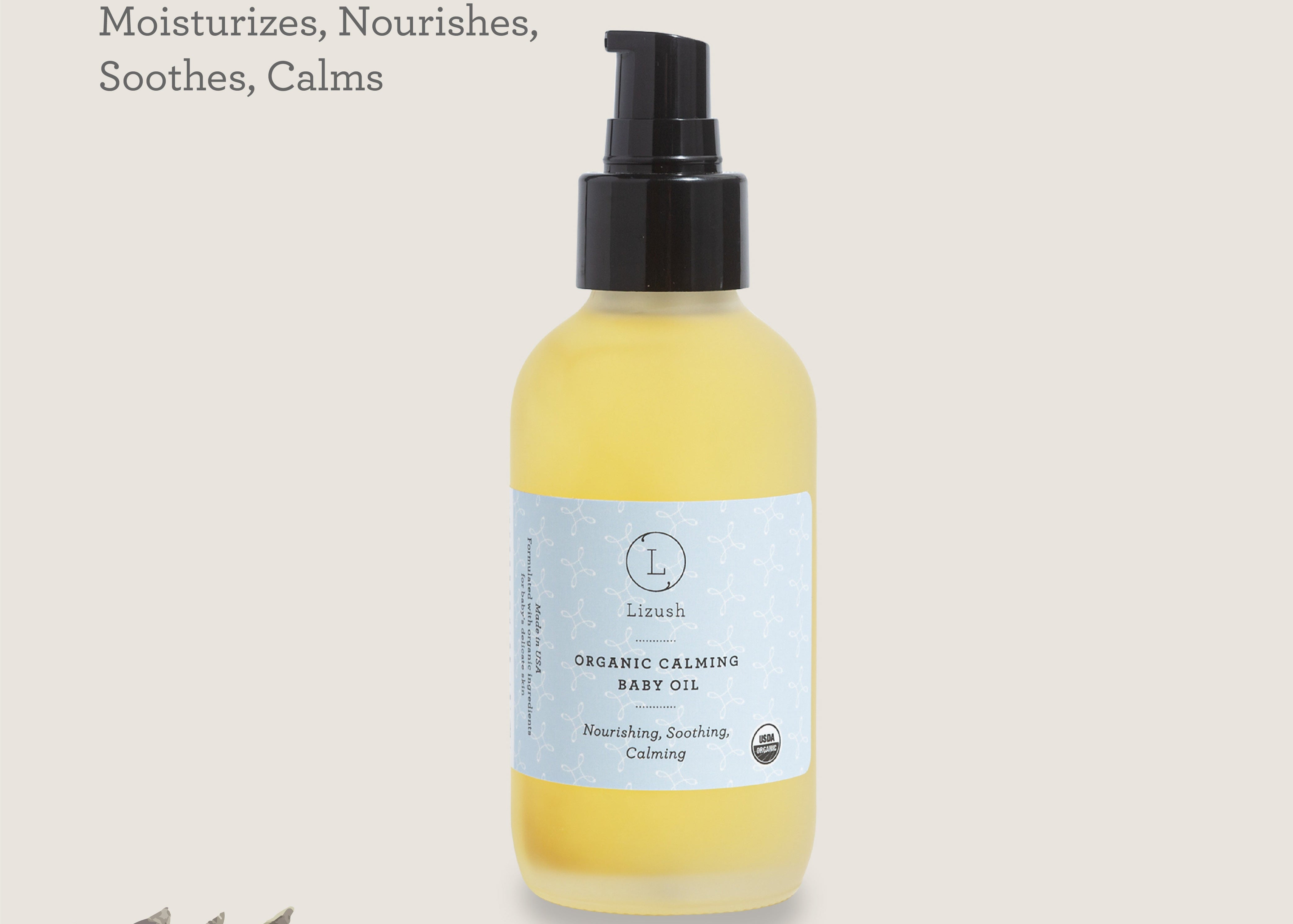 Organic Calming Baby Oil