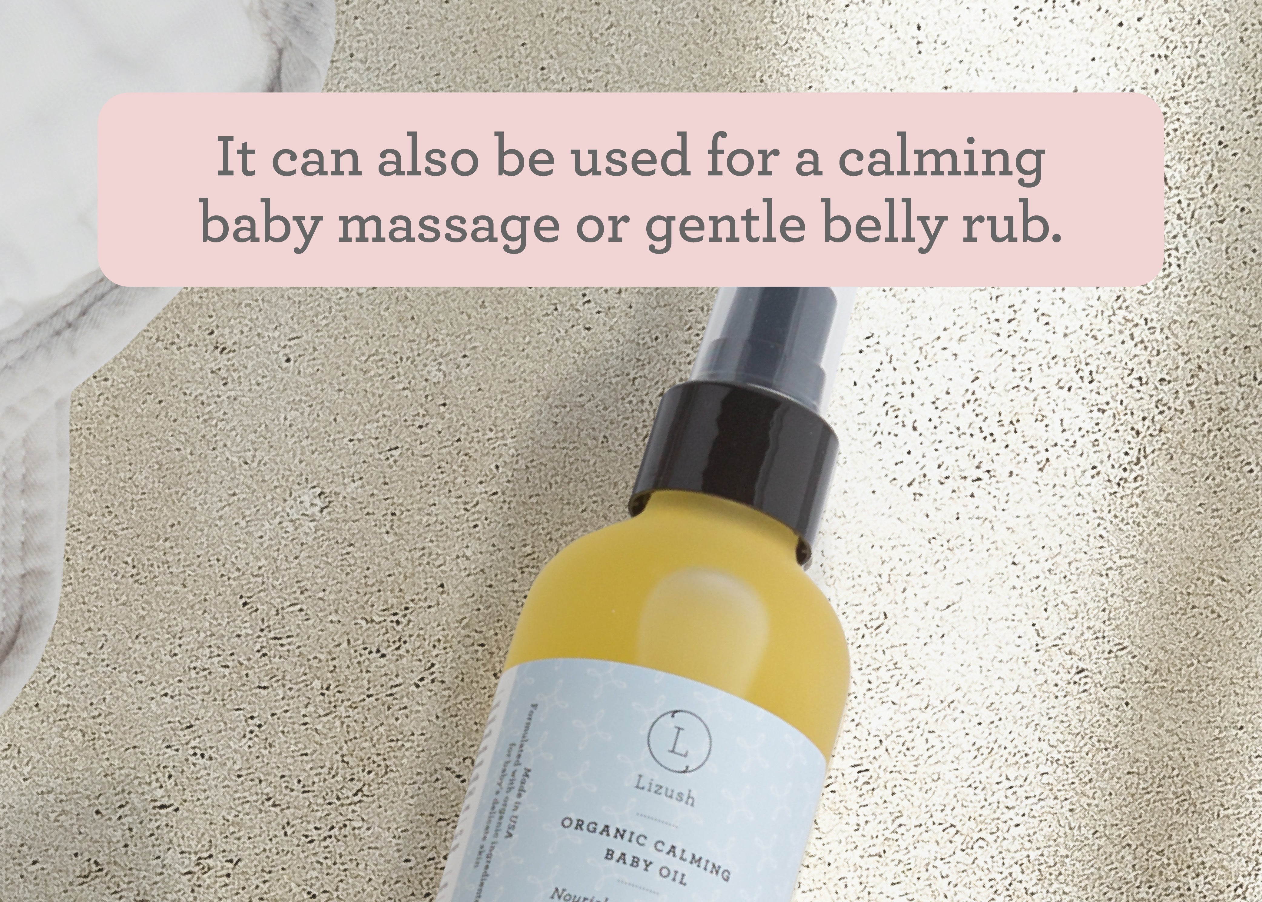 Organic Calming Baby Oil