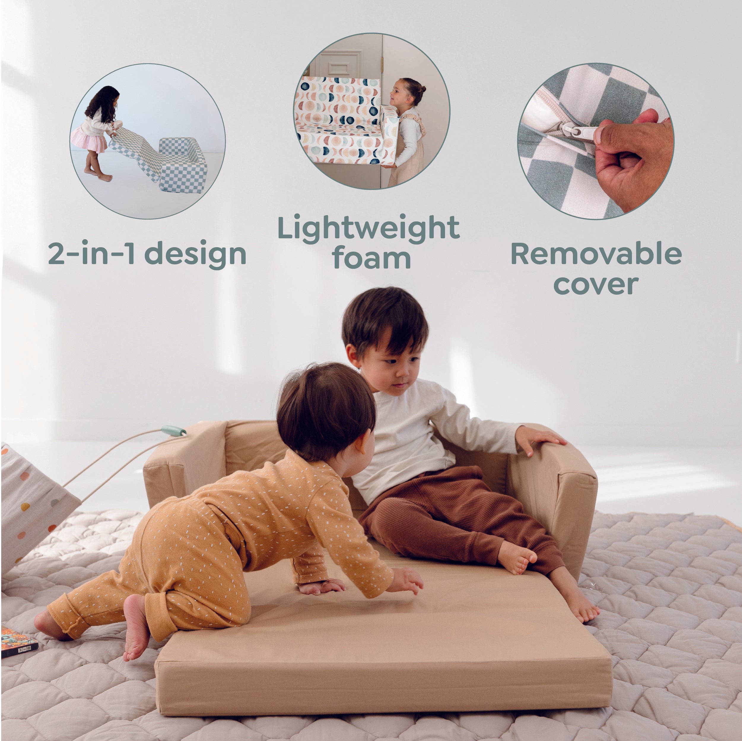 Terrazzo Clay Play Couch