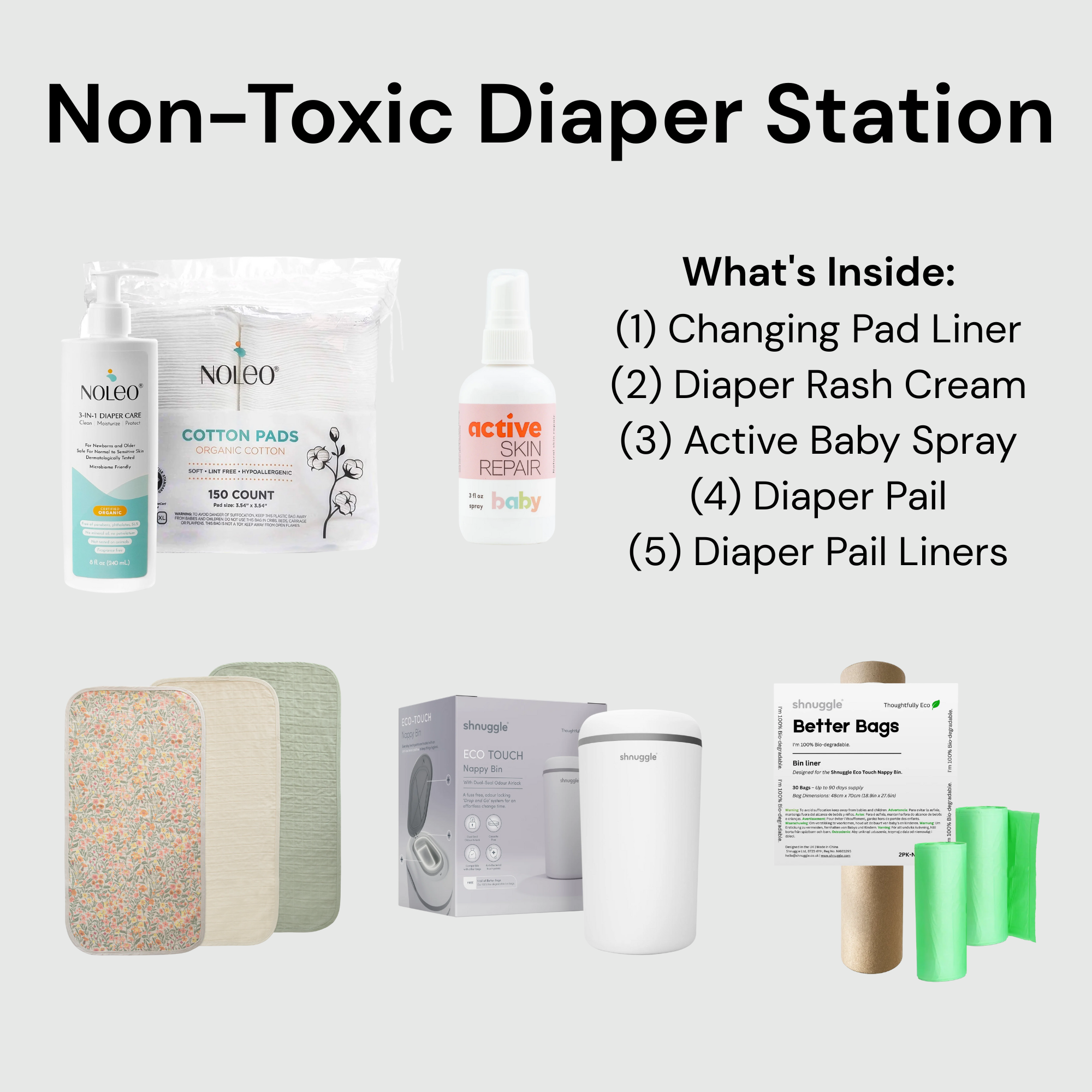 Non-Toxic Diaper Station
