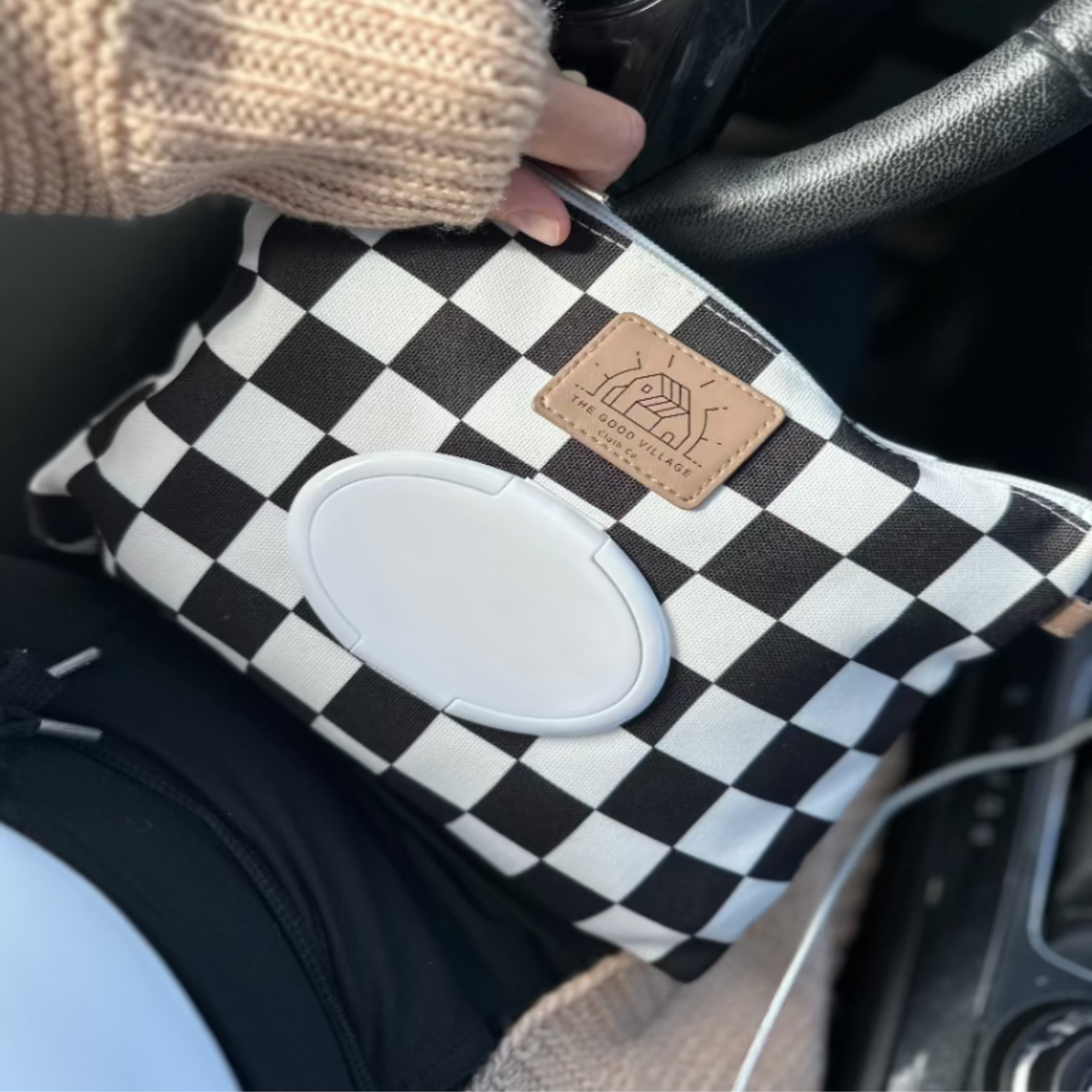 Wipes Clutch | Black Check