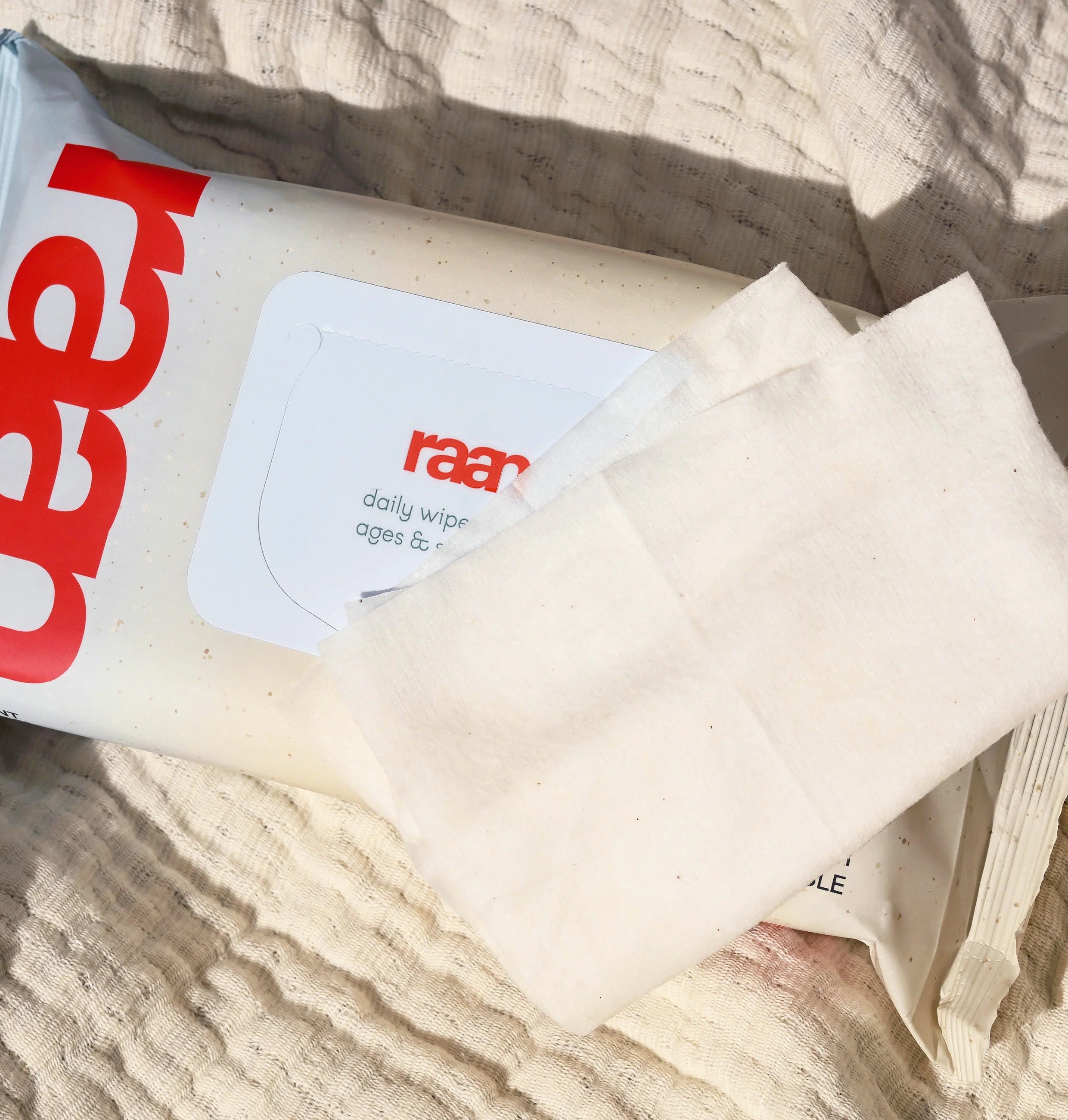 The Only Unbleached, 100% Cotton Baby Wipe for Sensitive Skin