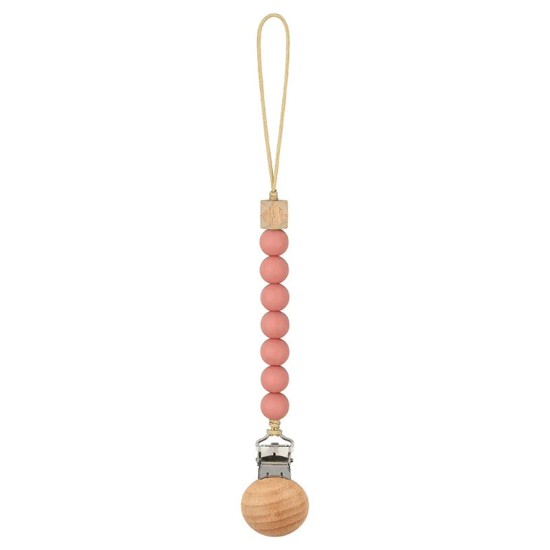 Teething Beads Pacifier Clip