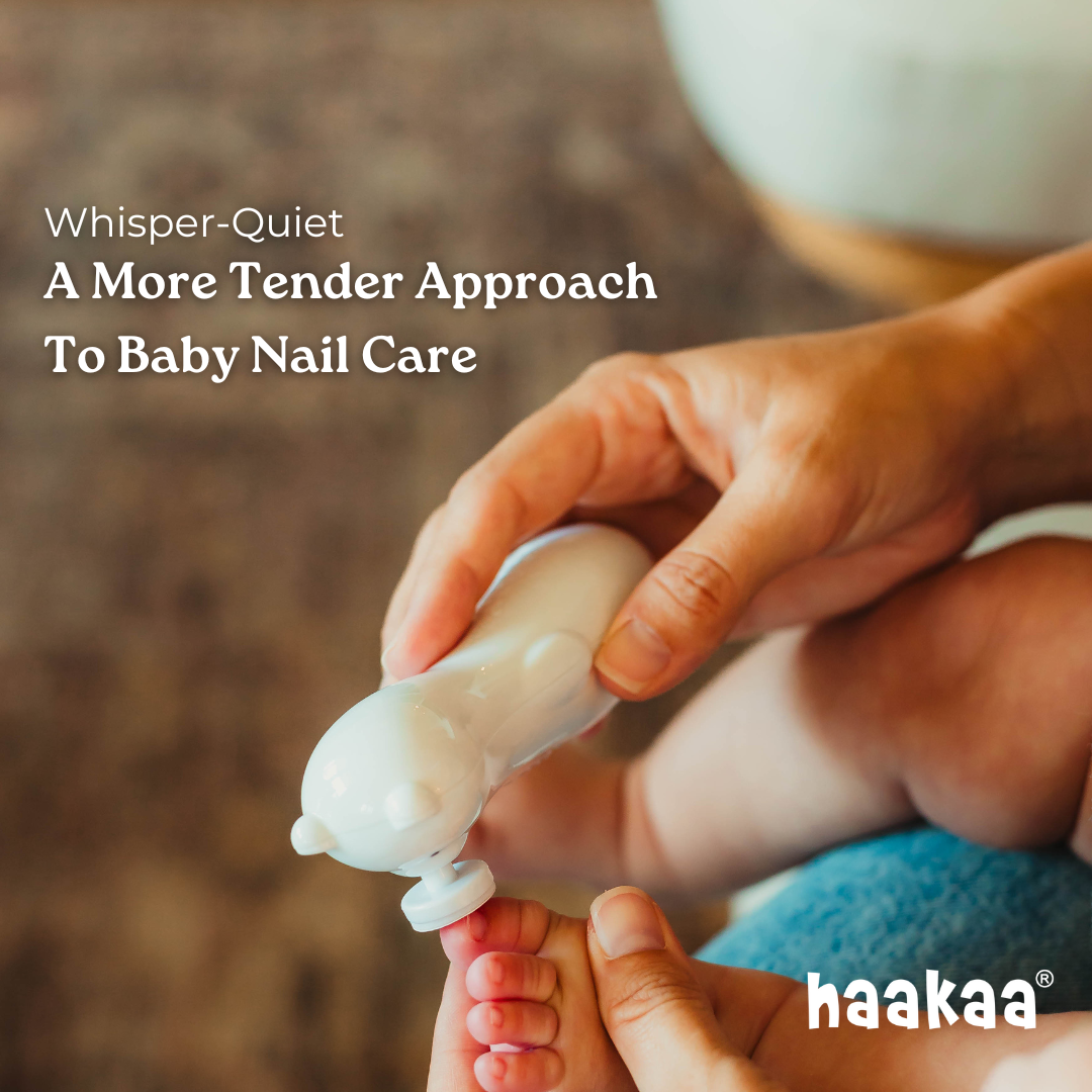 Haakaa Happii Bear Rechargeable Nail Trimmer Set