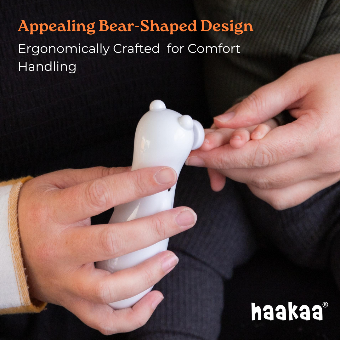 Haakaa Happii Bear Rechargeable Nail Trimmer Set