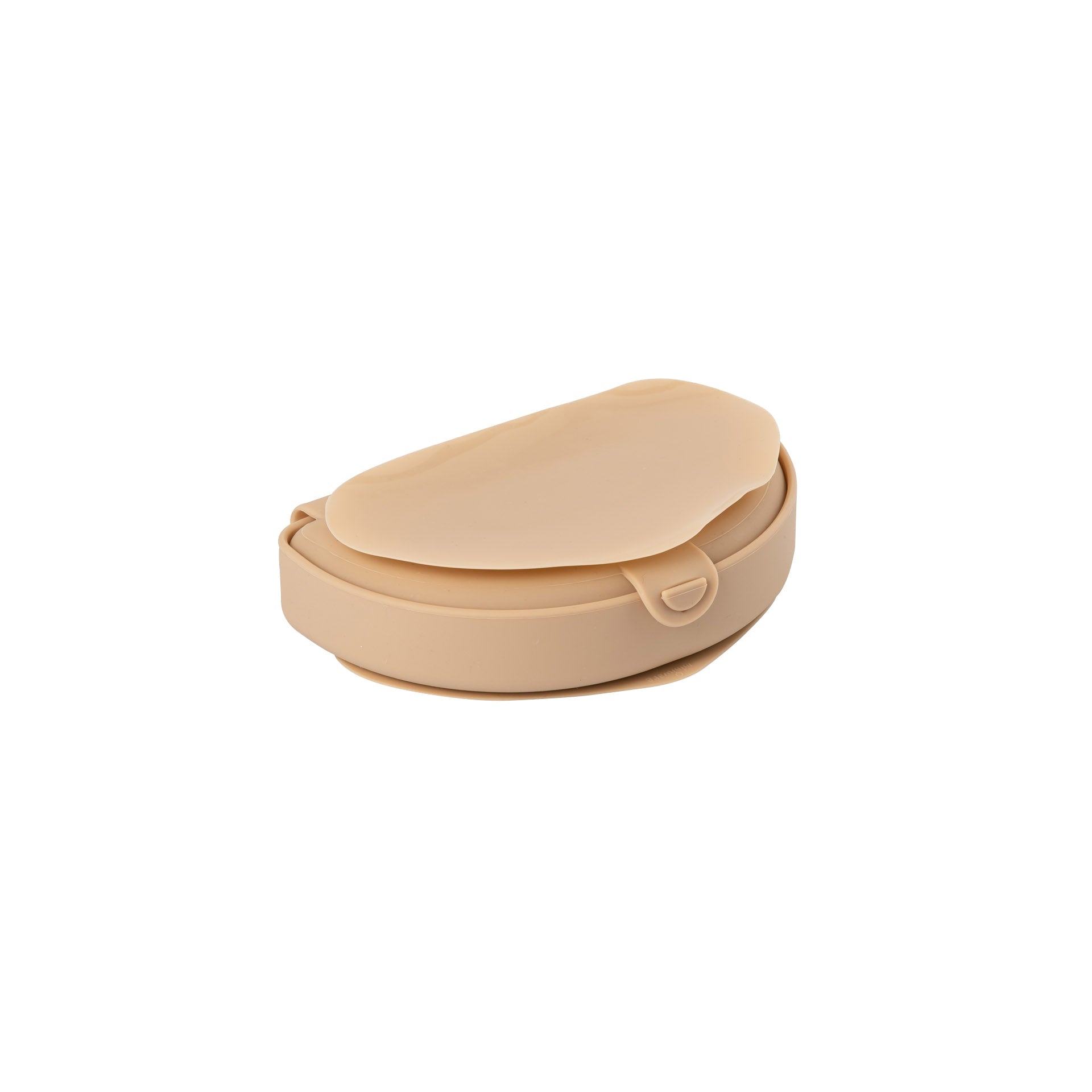 Compact Children's Portable Plate - Almond Butter