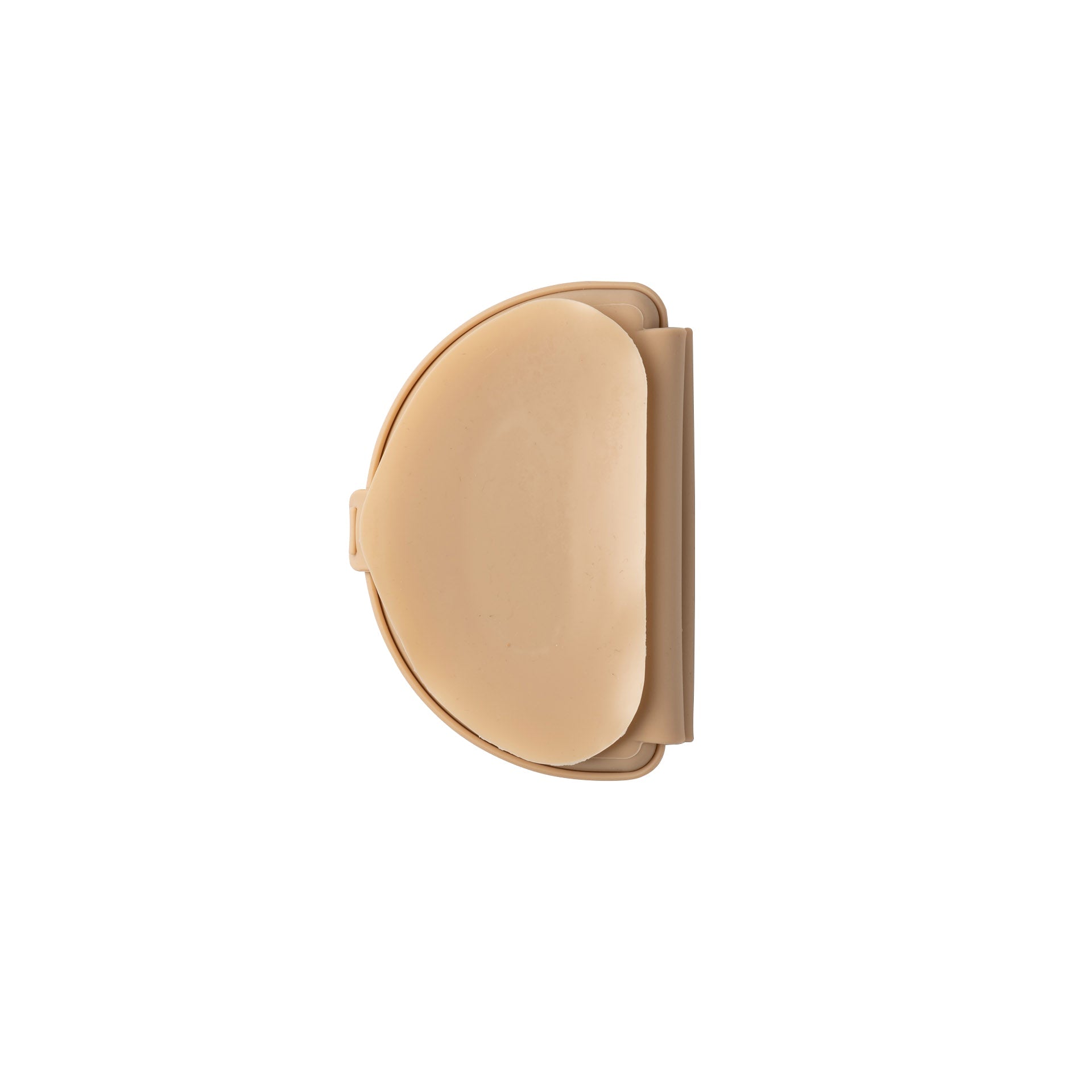 Compact Children's Portable Plate - Almond Butter