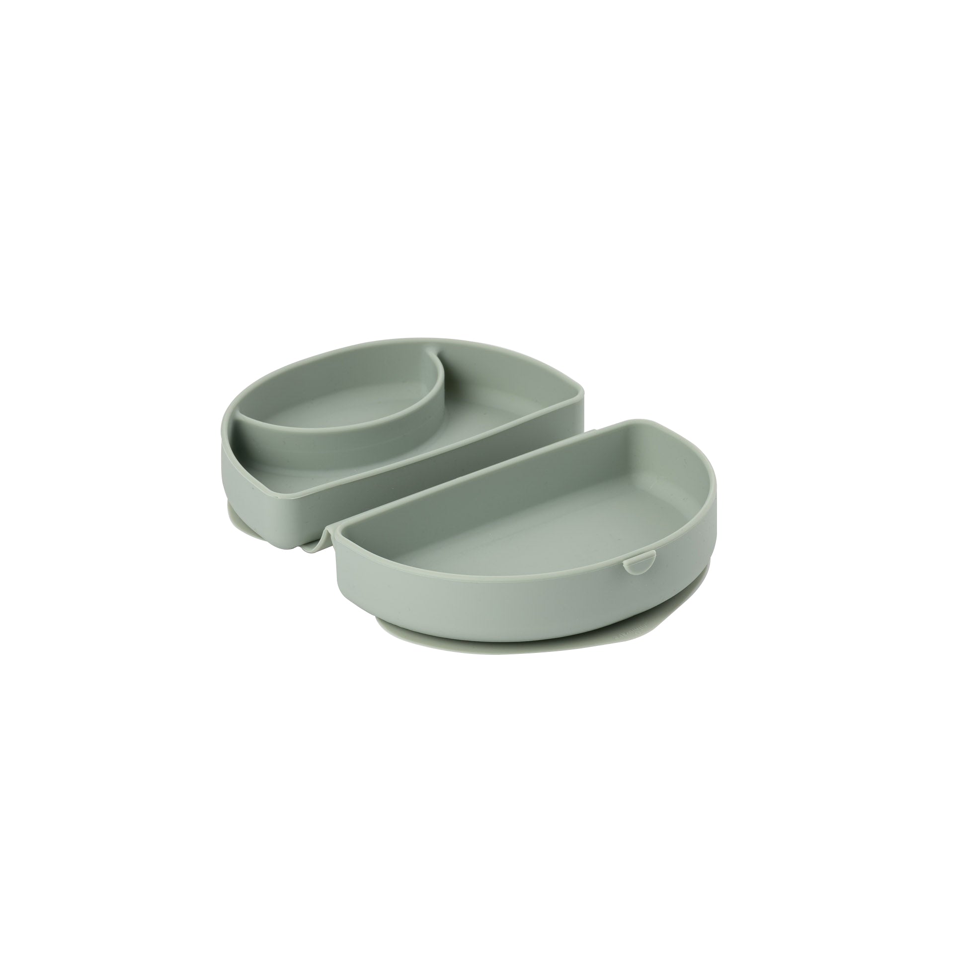 Compact Children's Portable Plate - Sage