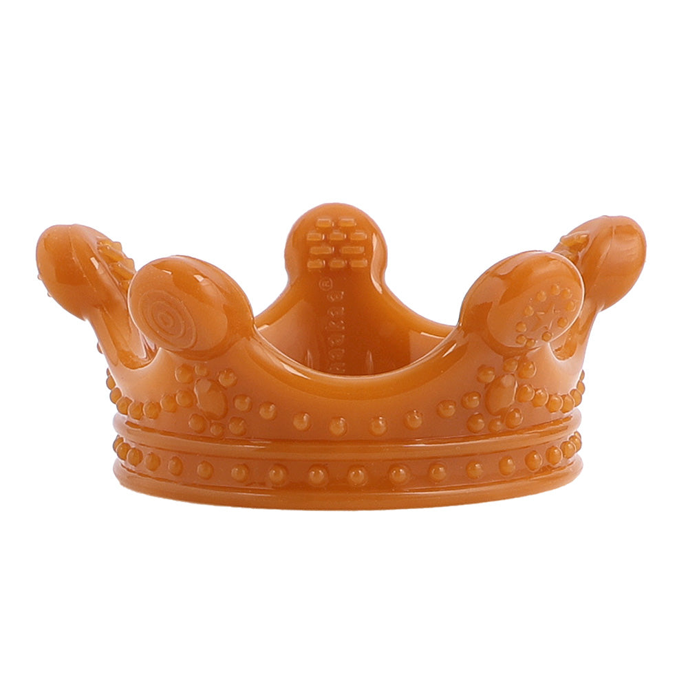 Silicone Crown Teether (Amber)