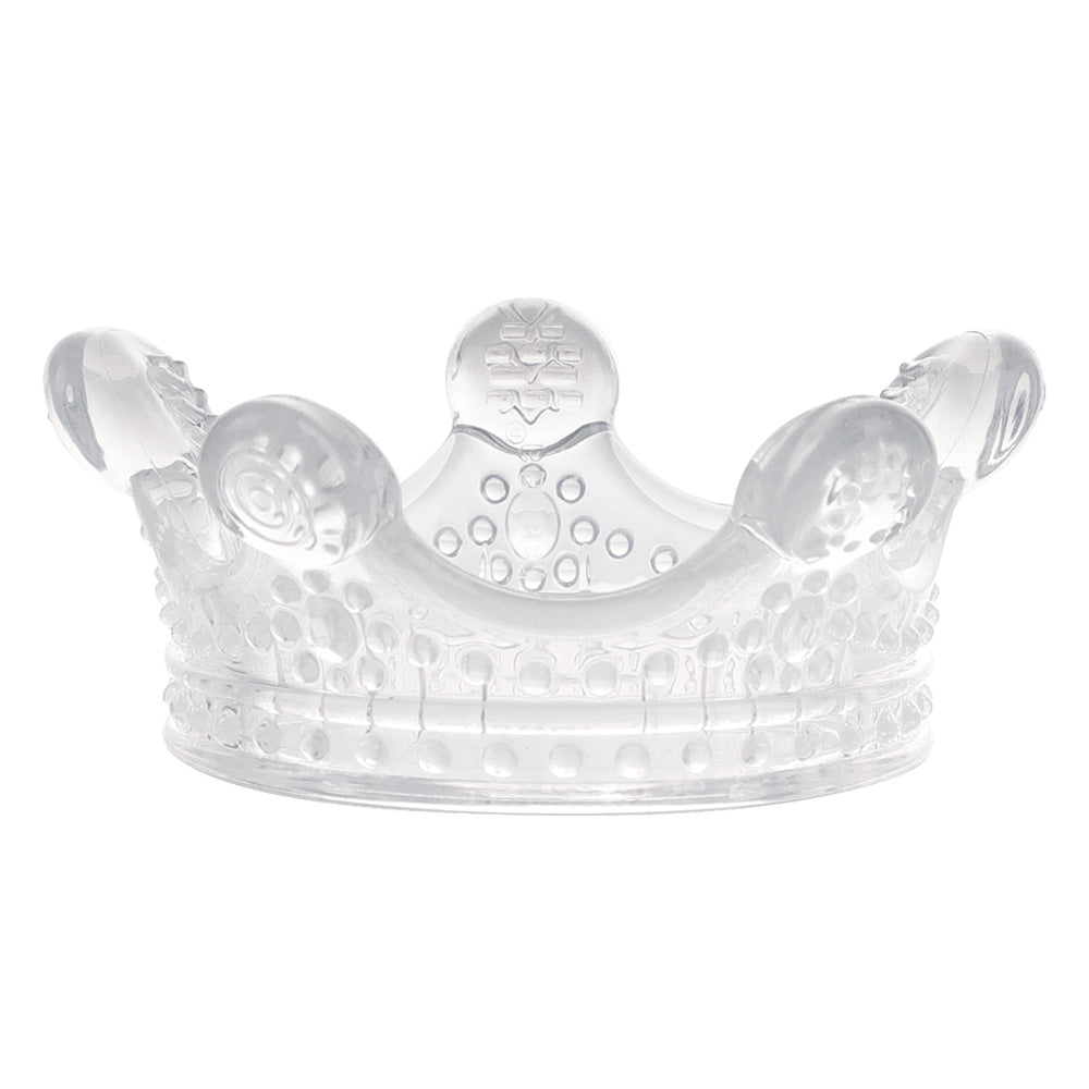 Silicone Crown Teether (Clear)