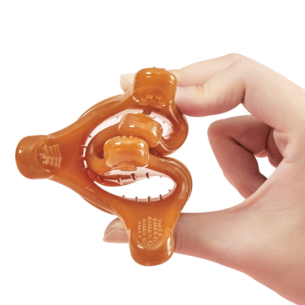 Silicone Crown Teether (Amber)