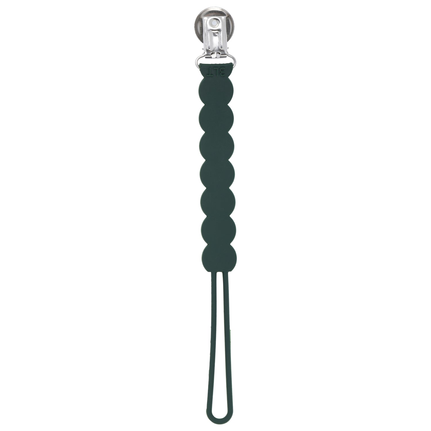 All Silicone One Piece Pacifier Clip (Green)