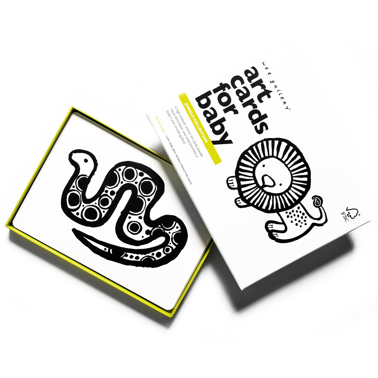 Art Cards for Baby - Jungle Collection Art Cards Leo Paper   