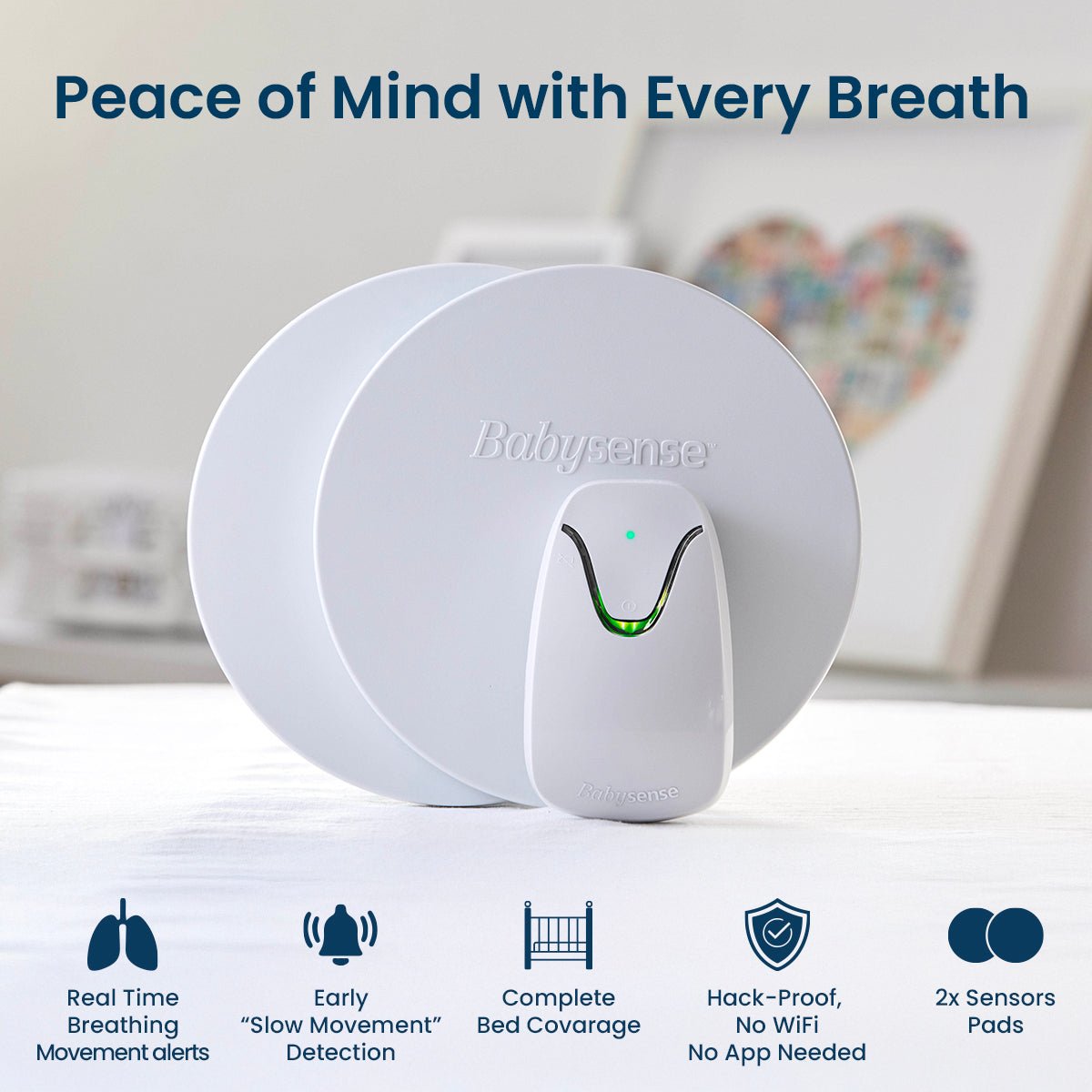 Baby Monitor with Breathing Motion Detection & Safety Alerts