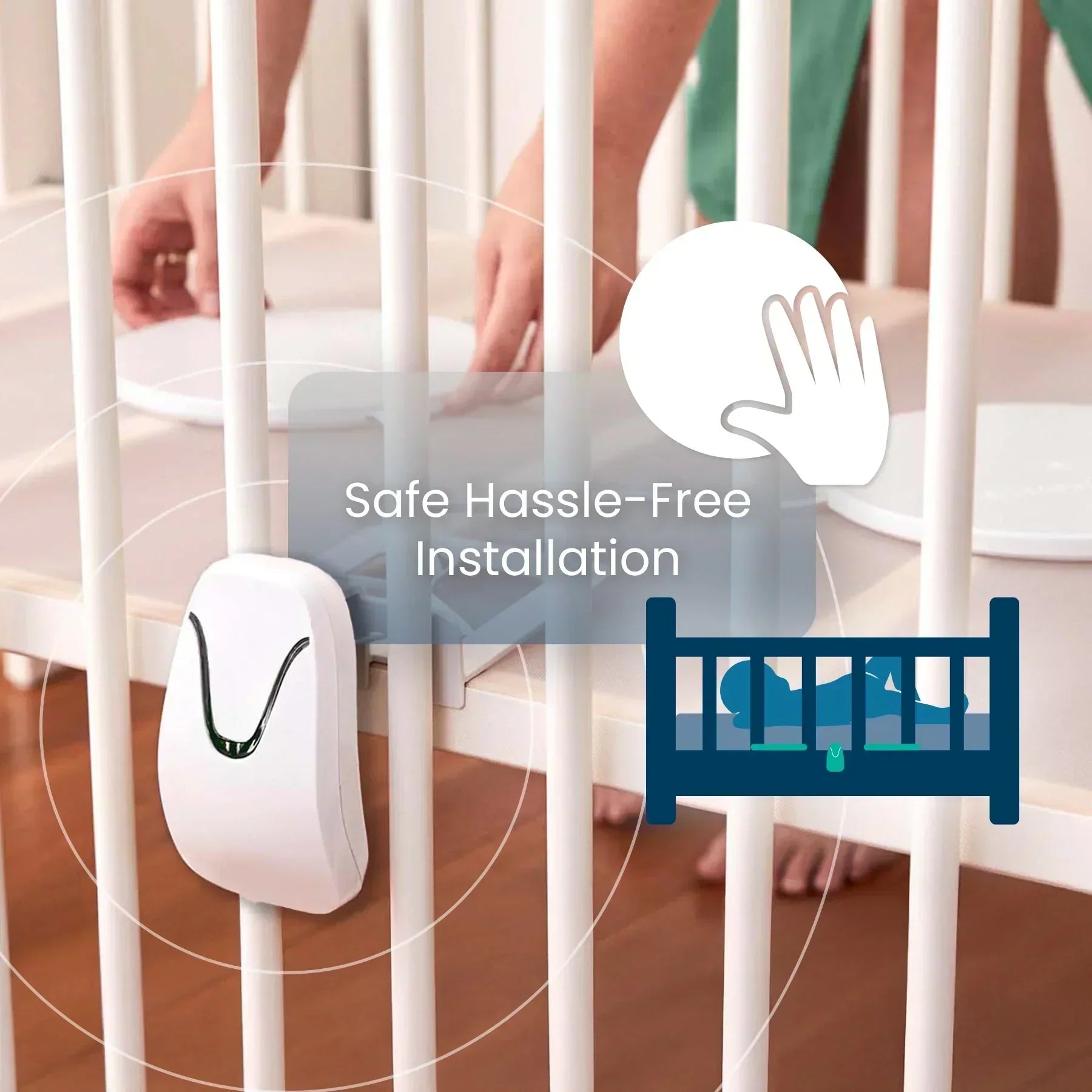 Video Baby Monitor with Breathing Motion Detection & Safety Alerts Bundle