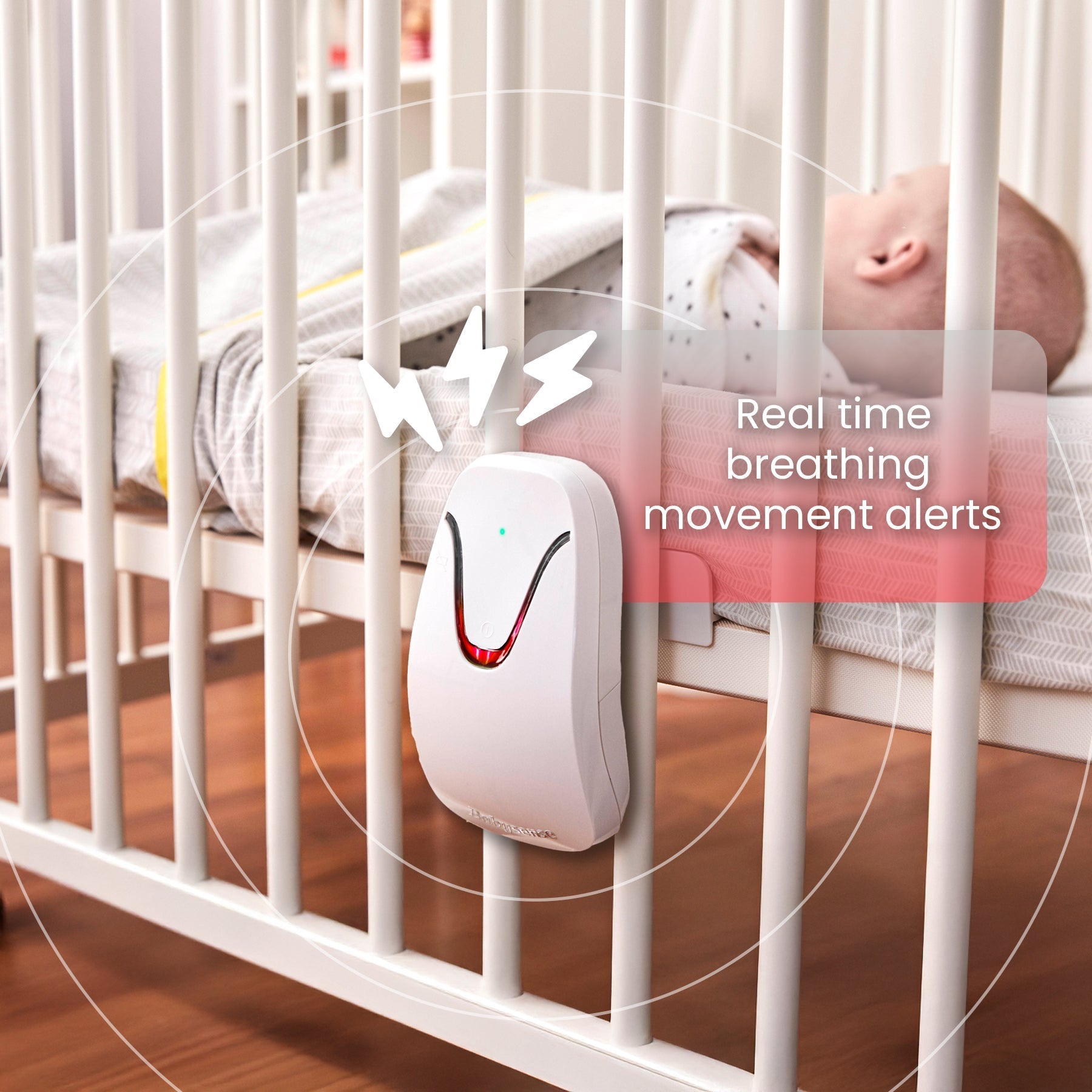Baby Monitor with Breathing Motion Detection & Safety Alerts