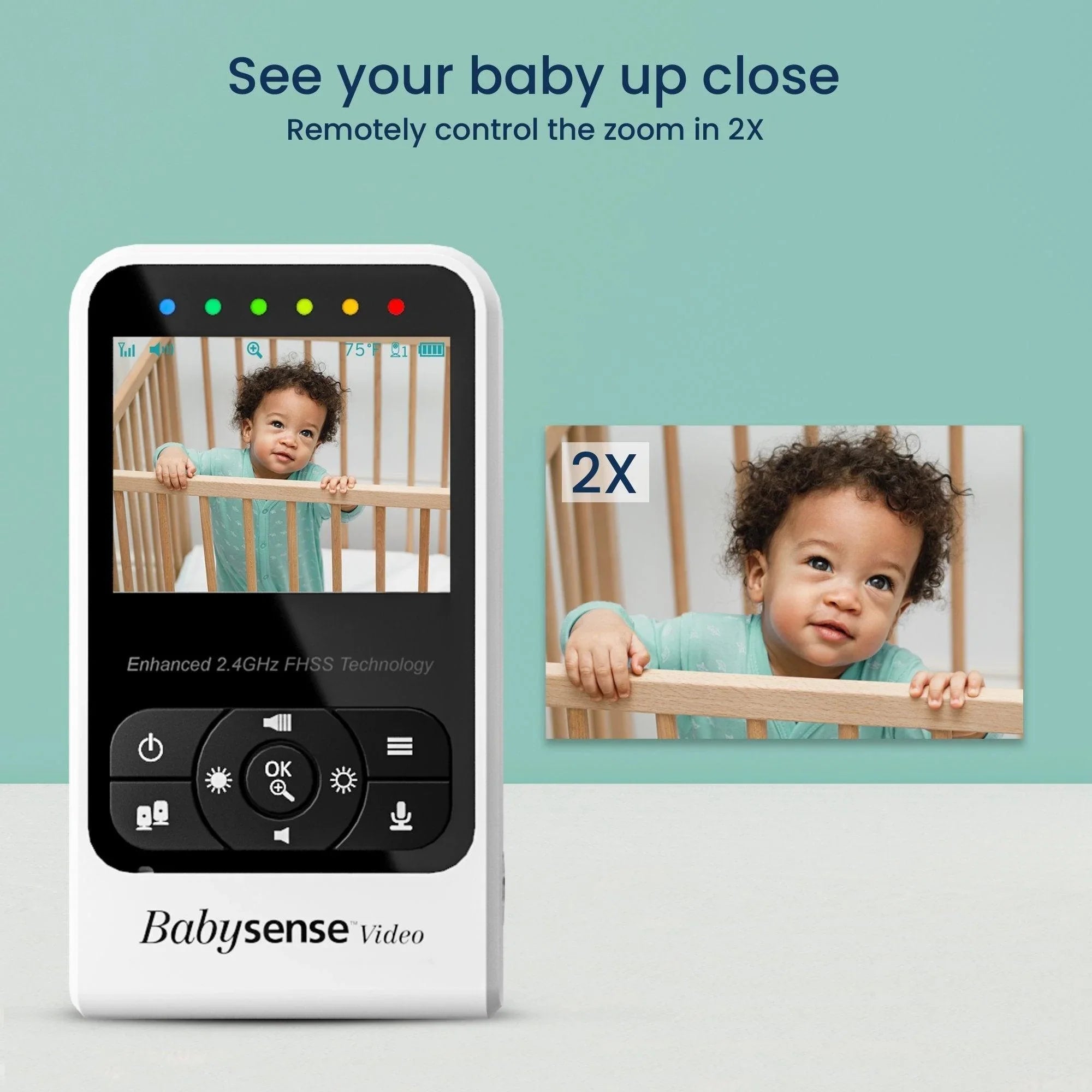 Video Baby Monitor with Breathing Motion Detection & Safety Alerts Bundle