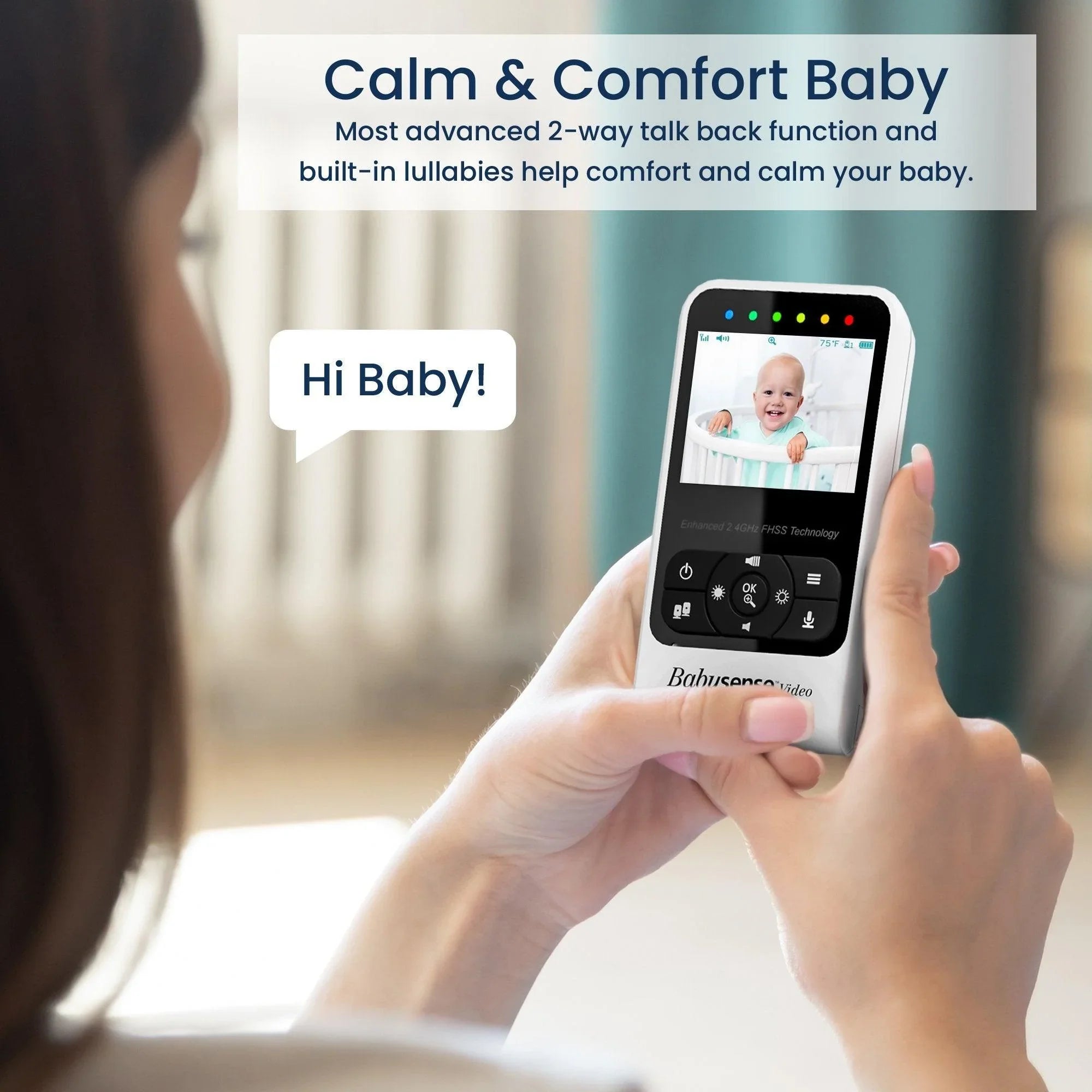 Video Baby Monitor with Breathing Motion Detection & Safety Alerts Bundle
