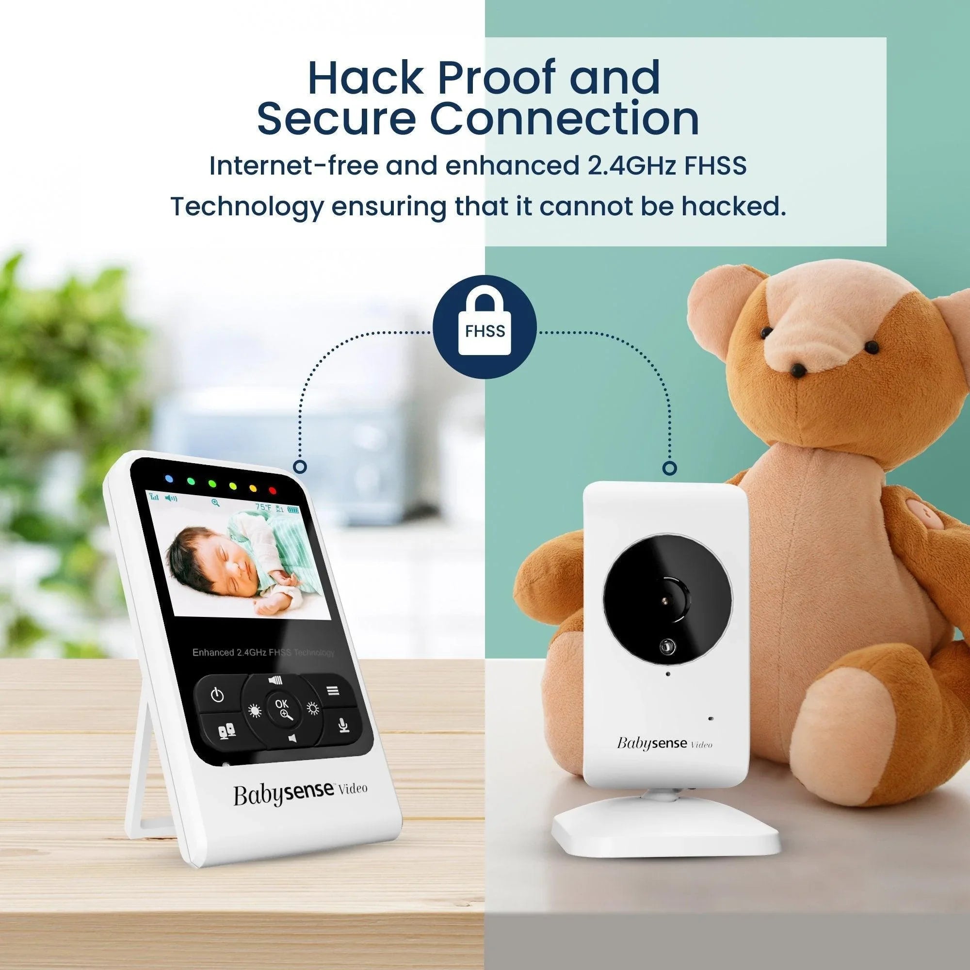 Video Baby Monitor with Breathing Motion Detection & Safety Alerts Bundle