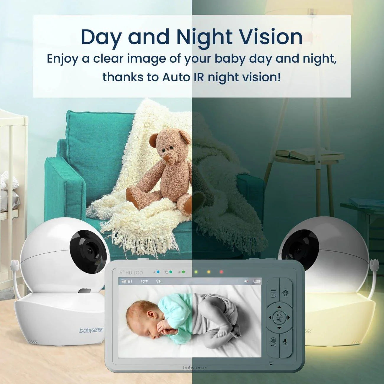 Video Baby Monitor with Breathing Motion Detection & Safety Alerts
