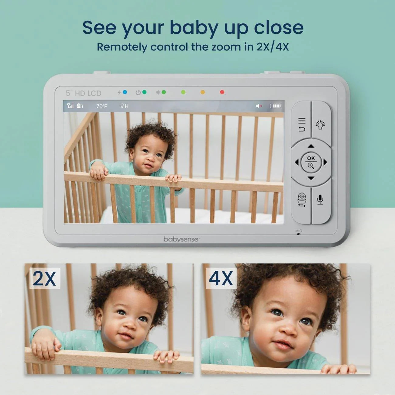 Video Baby Monitor with Breathing Motion Detection & Safety Alerts