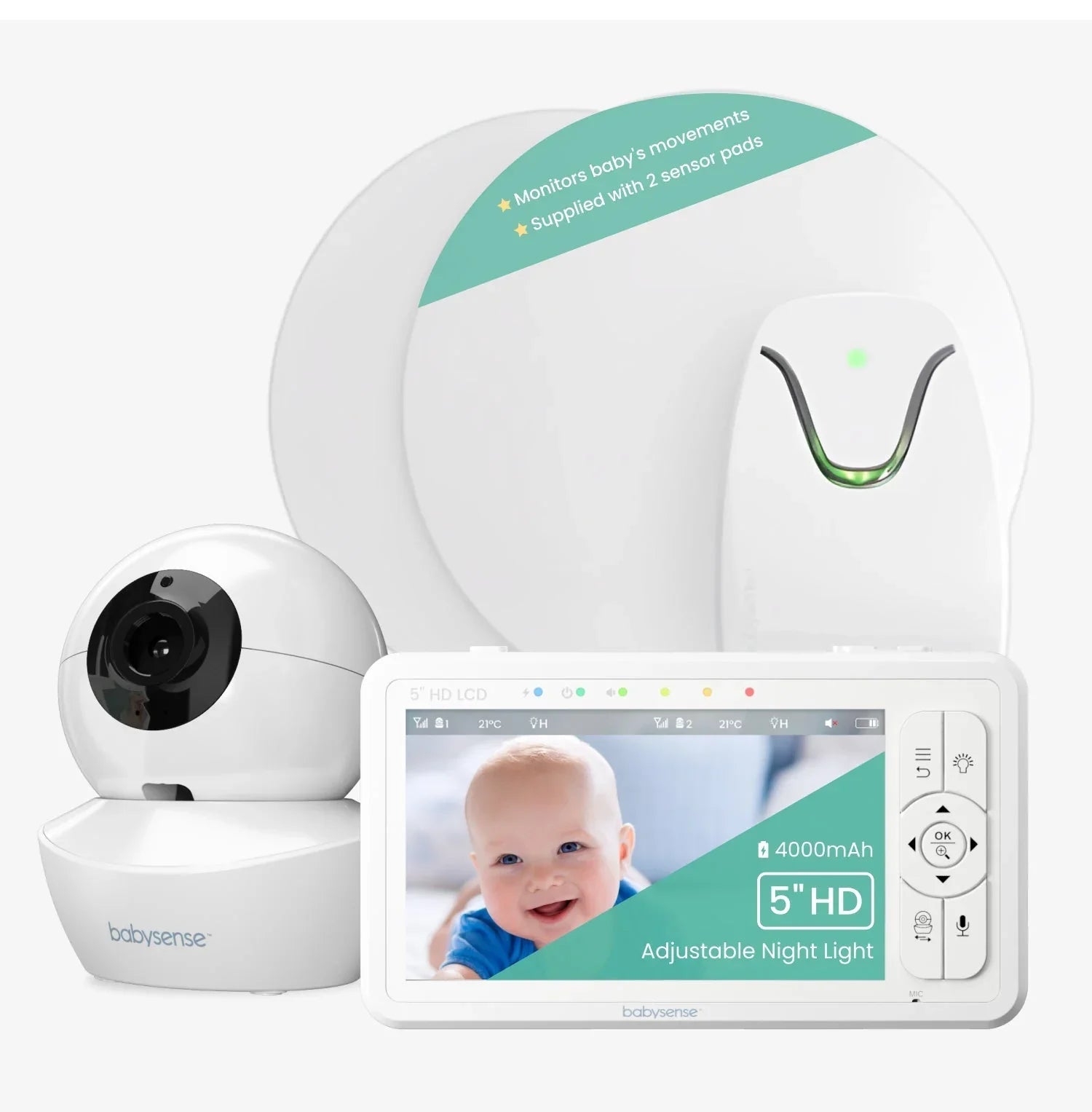 Video Baby Monitor with Breathing Motion Detection & Safety Alerts
