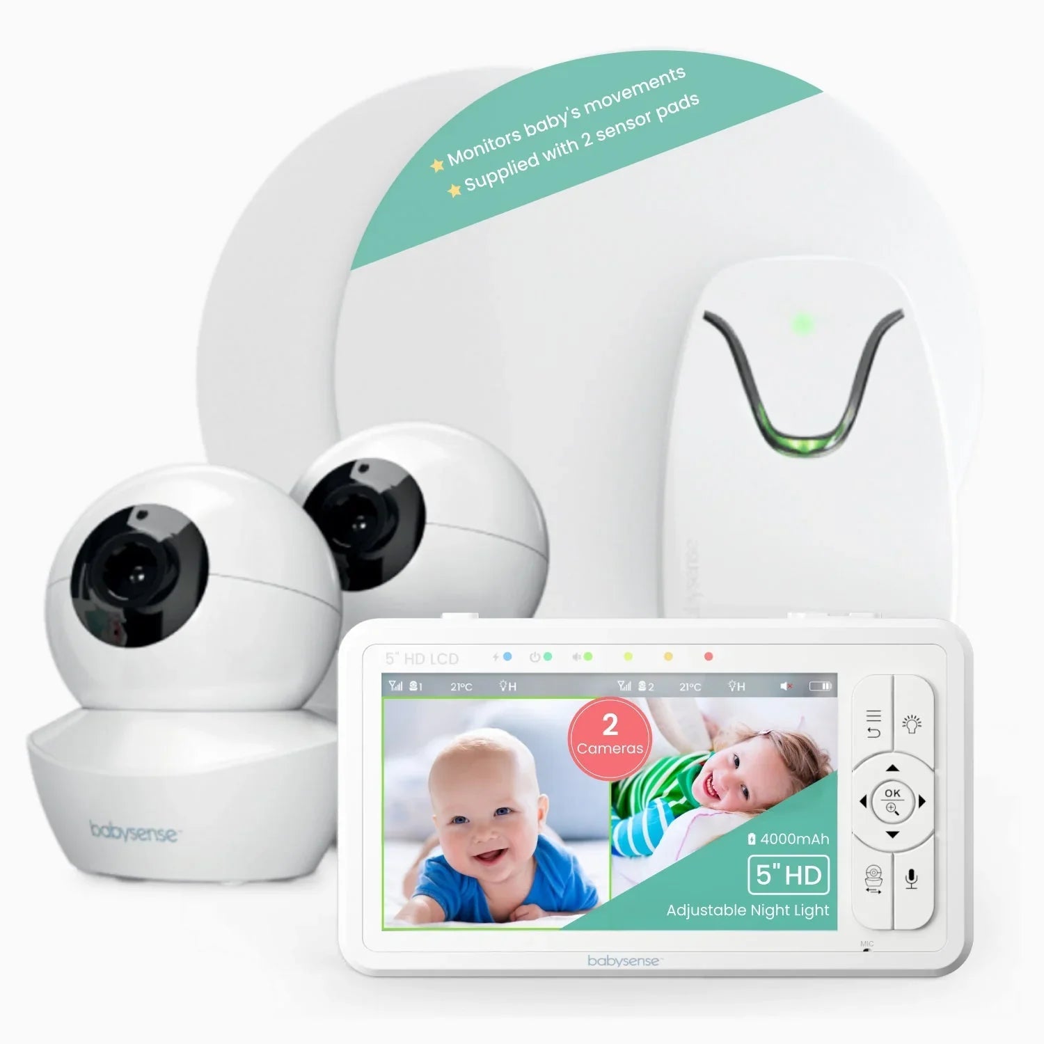 Video Baby Monitor with Breathing Motion Detection & Safety Alerts