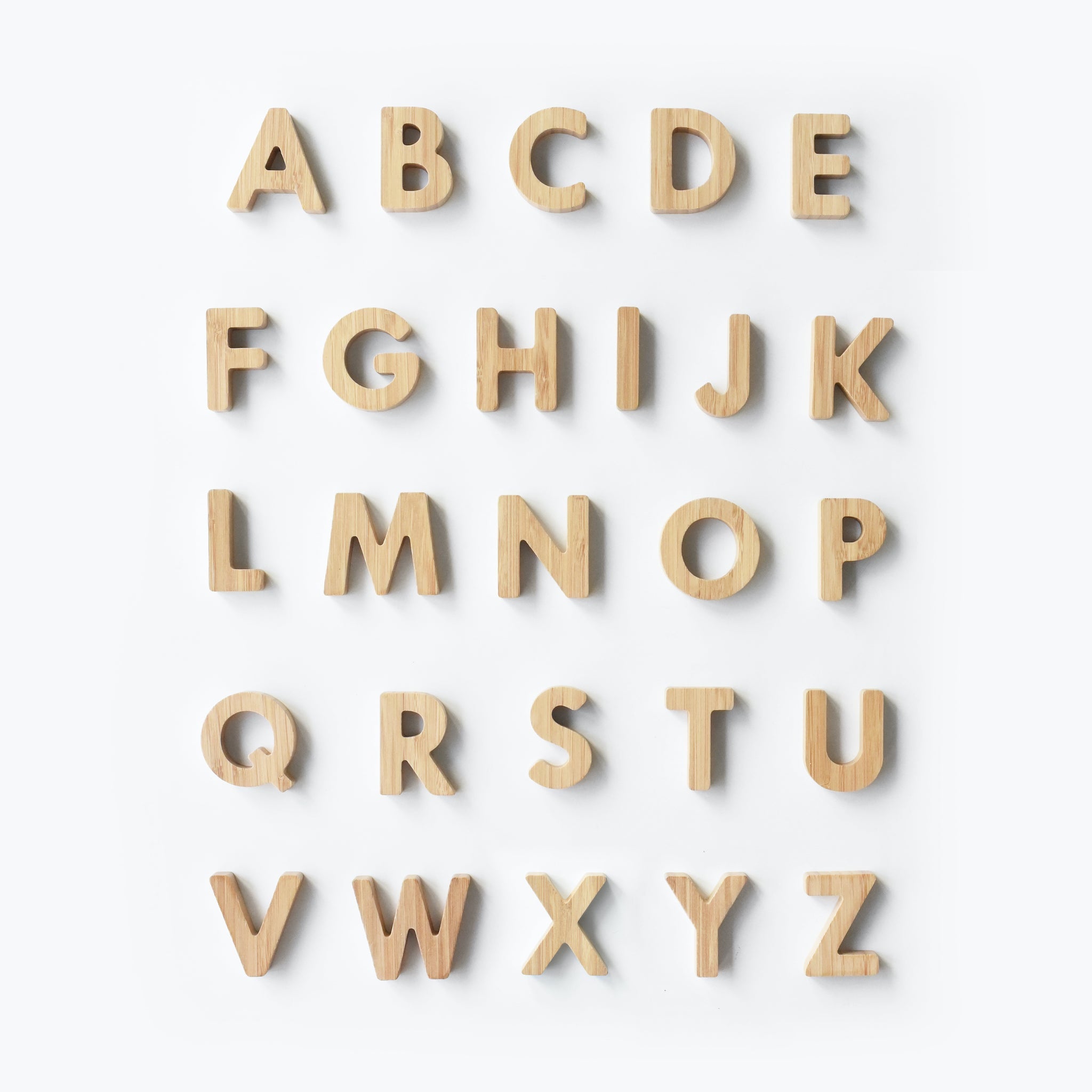 Bamboo Alphabet Wood + Bamboo Toys Ningbo Zenit   