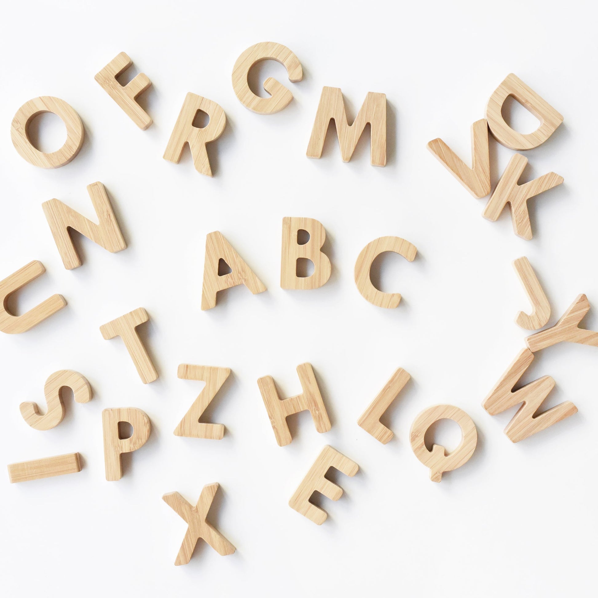Bamboo Alphabet Wood + Bamboo Toys Ningbo Zenit   