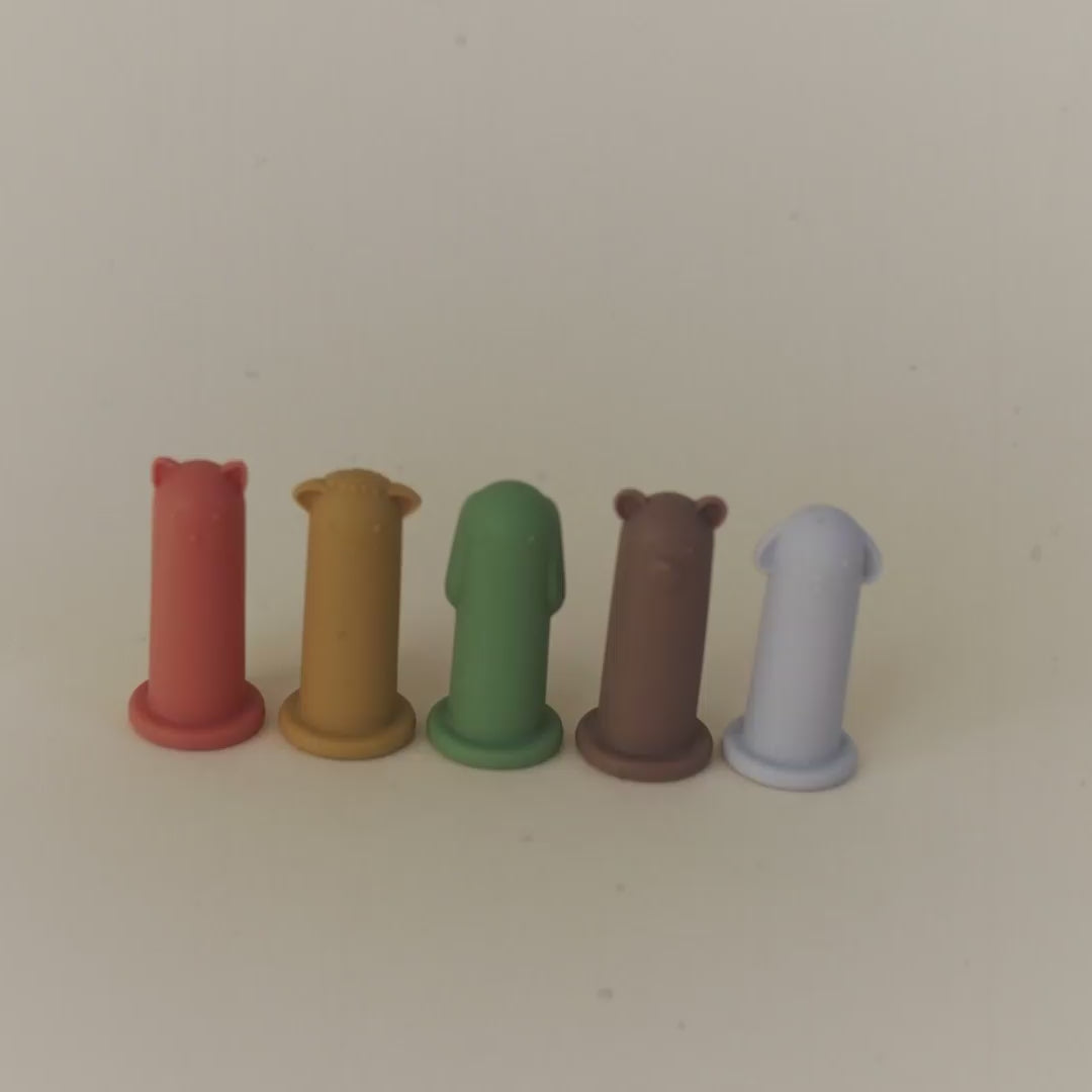 Silicone Animal Finger Puppets