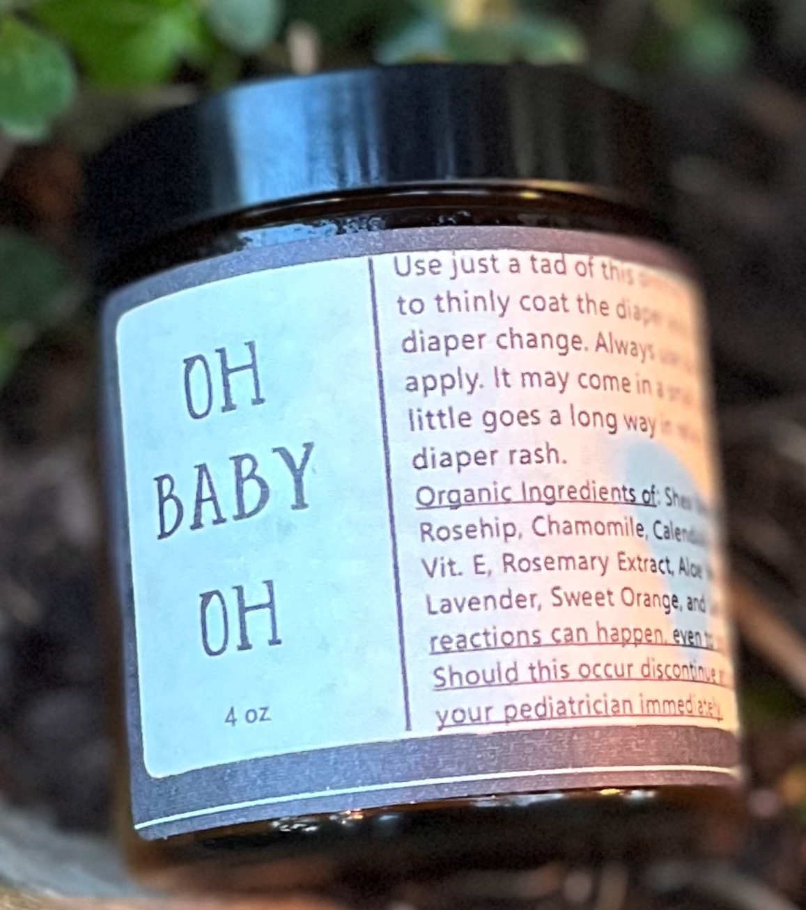 Oh Baby Oh! Organic Diaper Balm