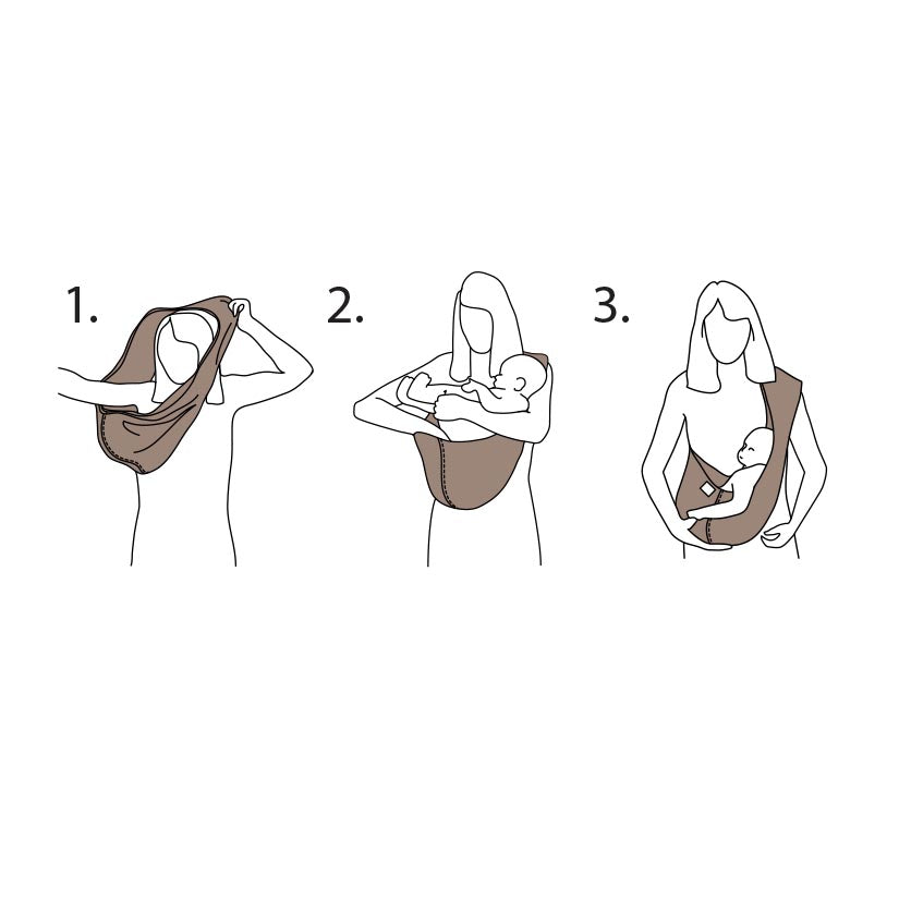 Organic Cotton Baby Carrier Khaki