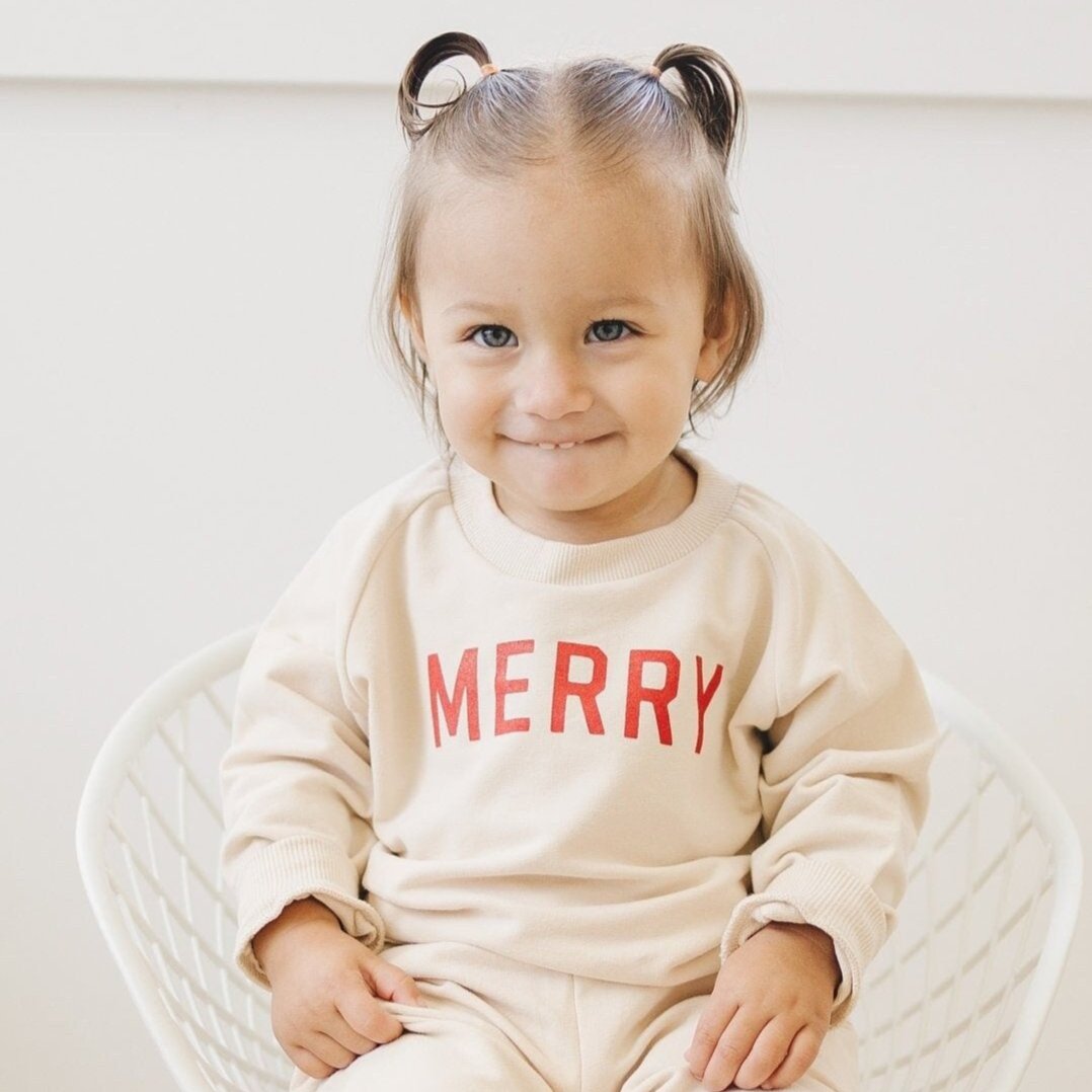 Merry Organic Cotton Crewneck Sweatshirt