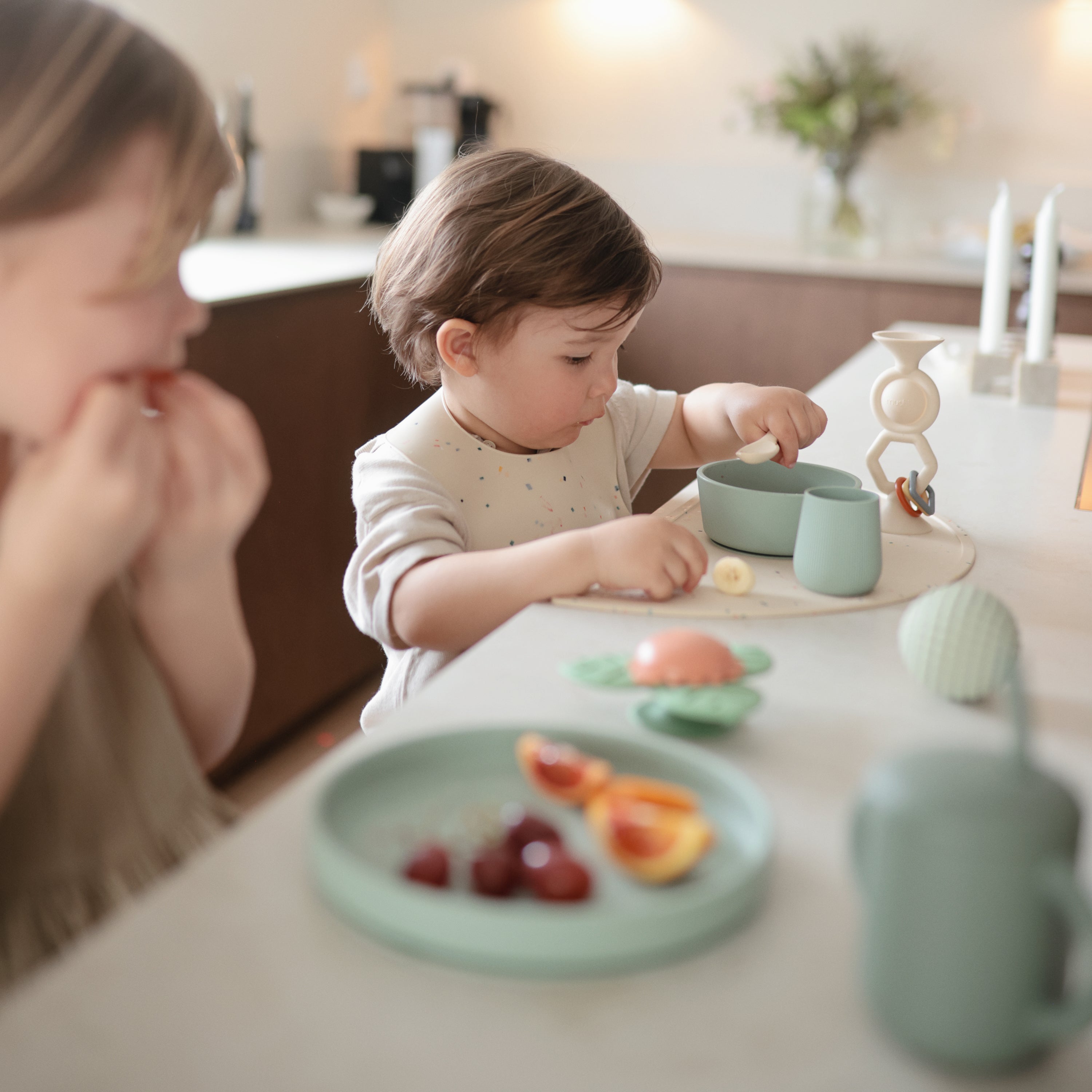 Silicone Toddler Starter Spoons