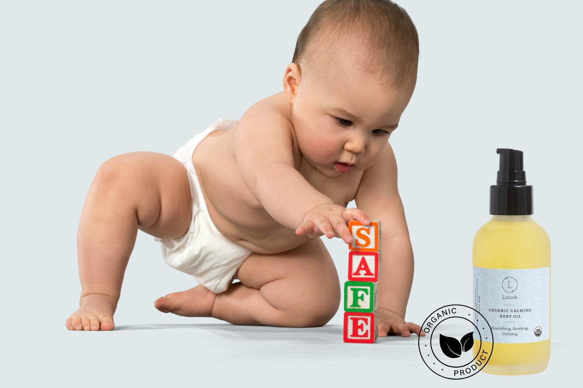 Organic Calming Baby Oil