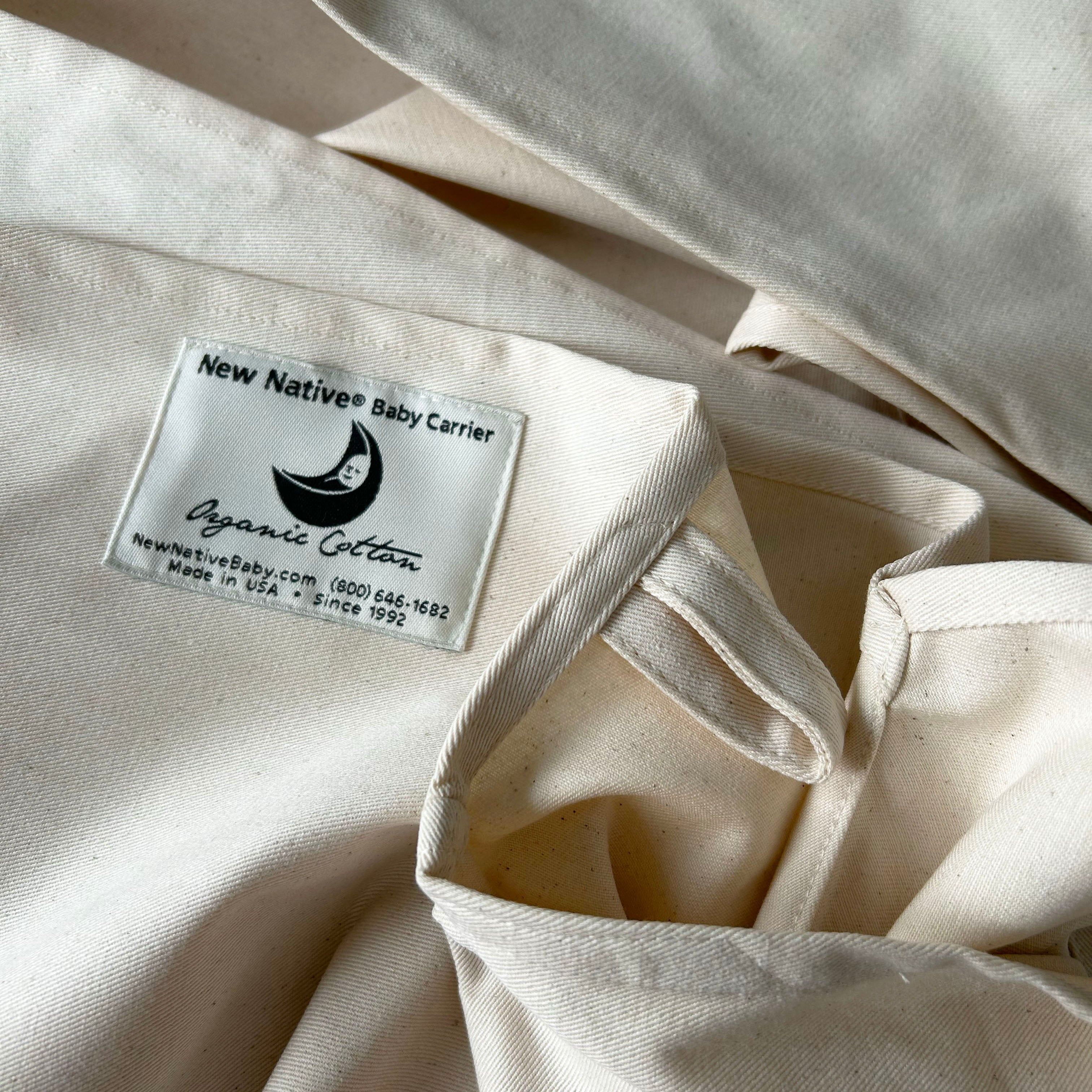 Organic Cotton Baby Carrier Natural