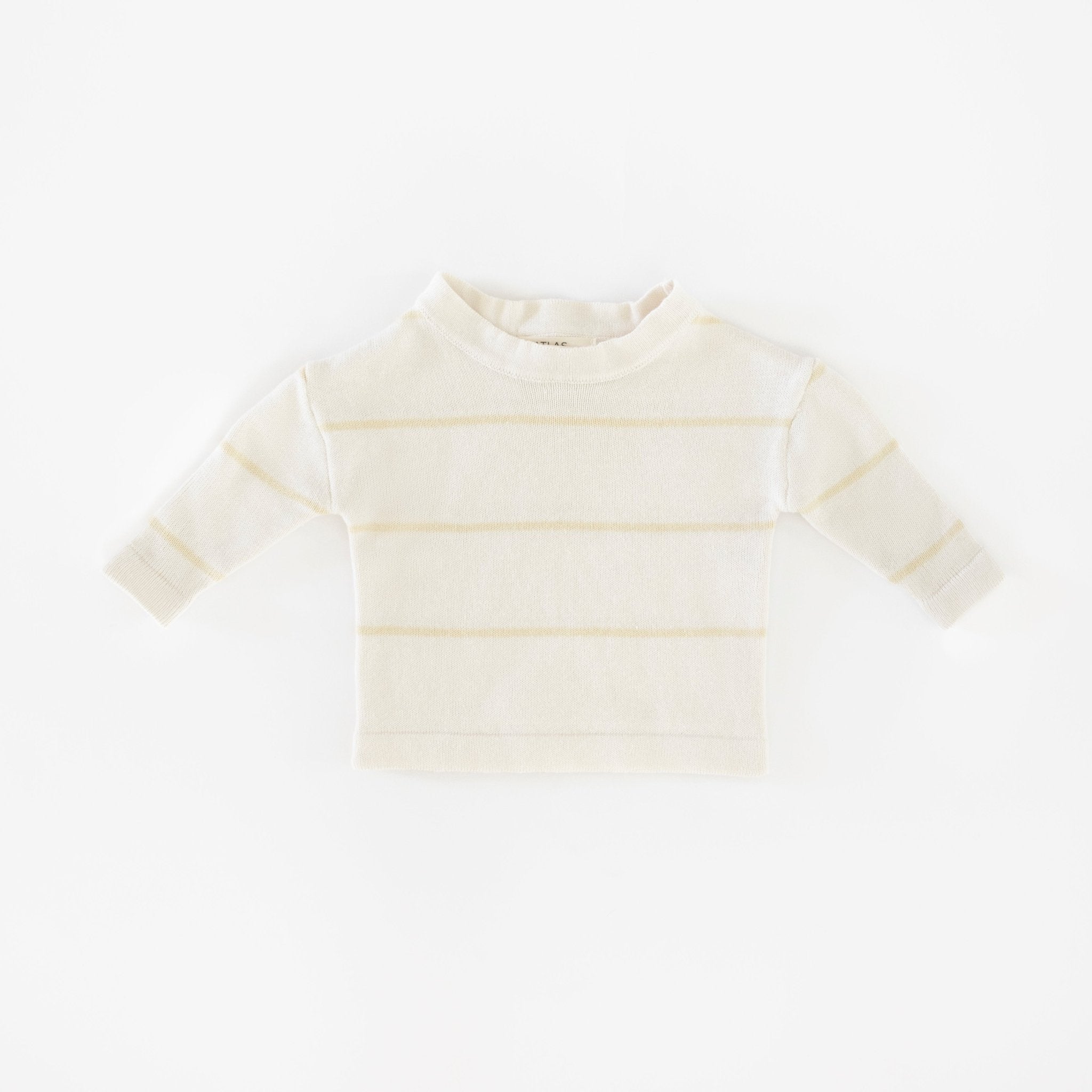 Organic Striped Knit Longsleeve
