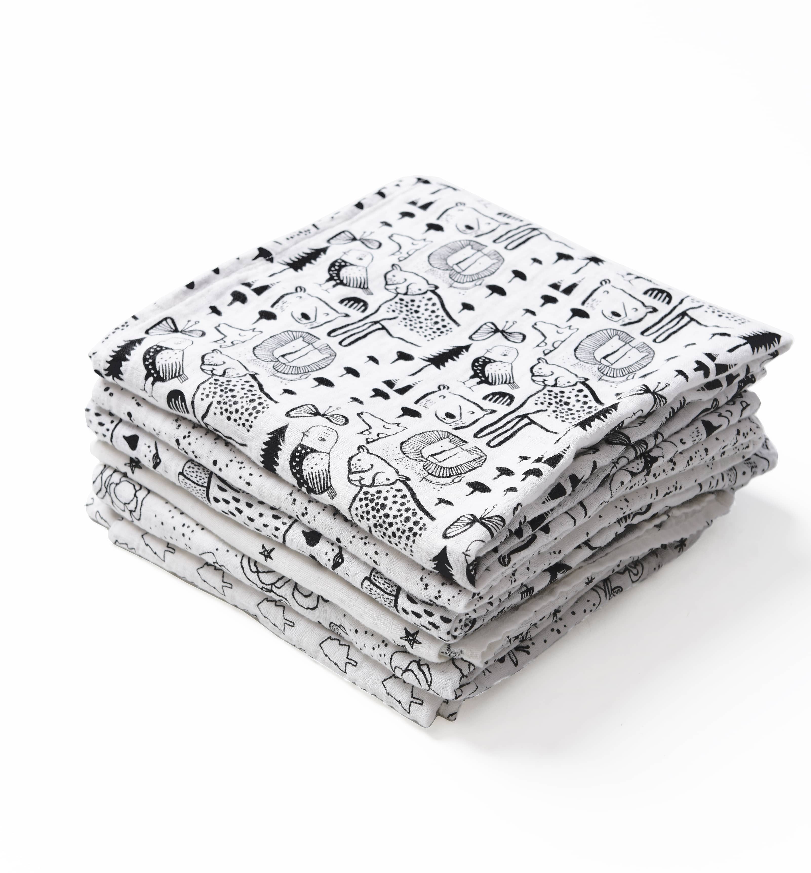 Organic Cotton Muslin Swaddle - Stars