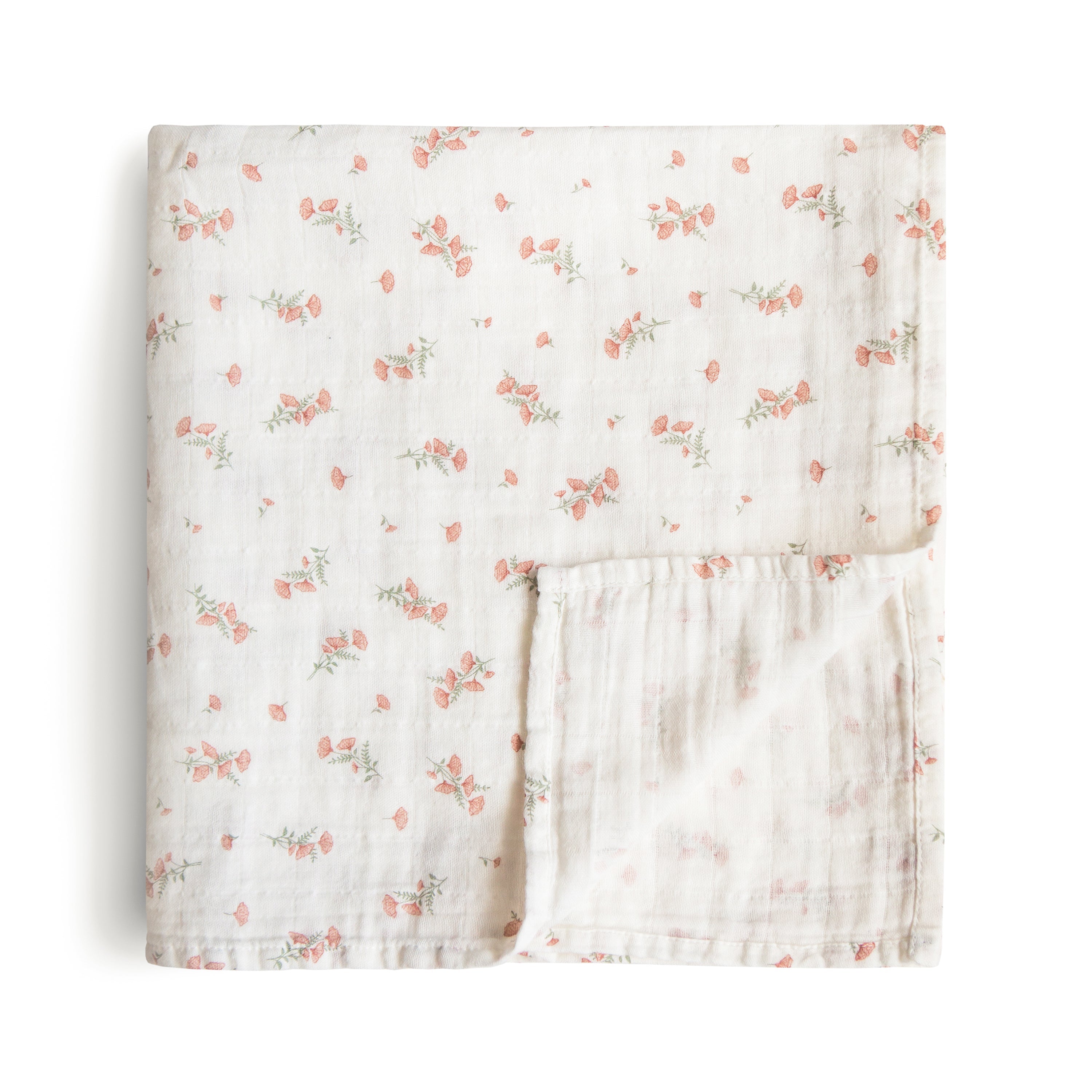 Organic Cotton Muslin Swaddle Blanket