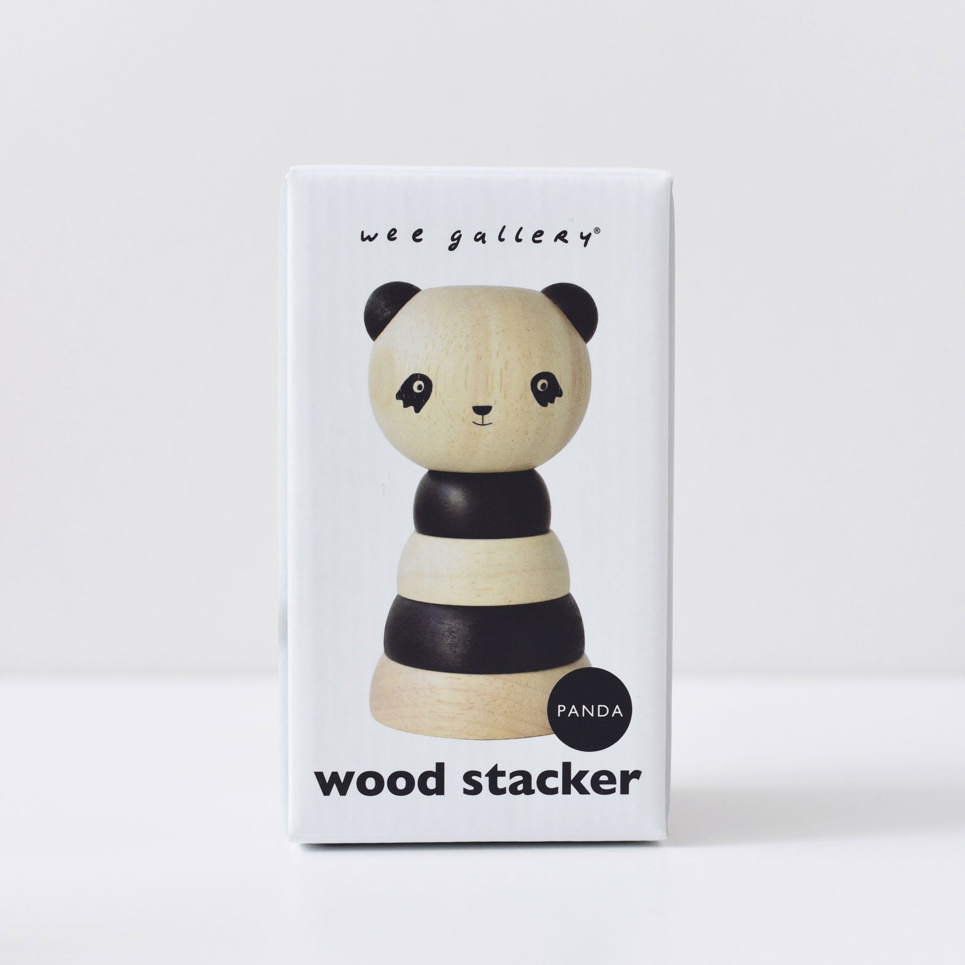 Wood Stacker - Panda Wooden Toys Blue Ribbon   