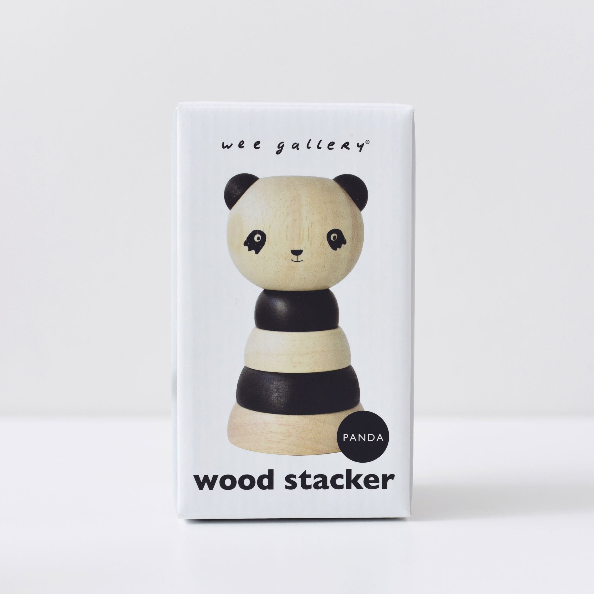 Wood Stacker - Panda Wooden Toys Blue Ribbon   