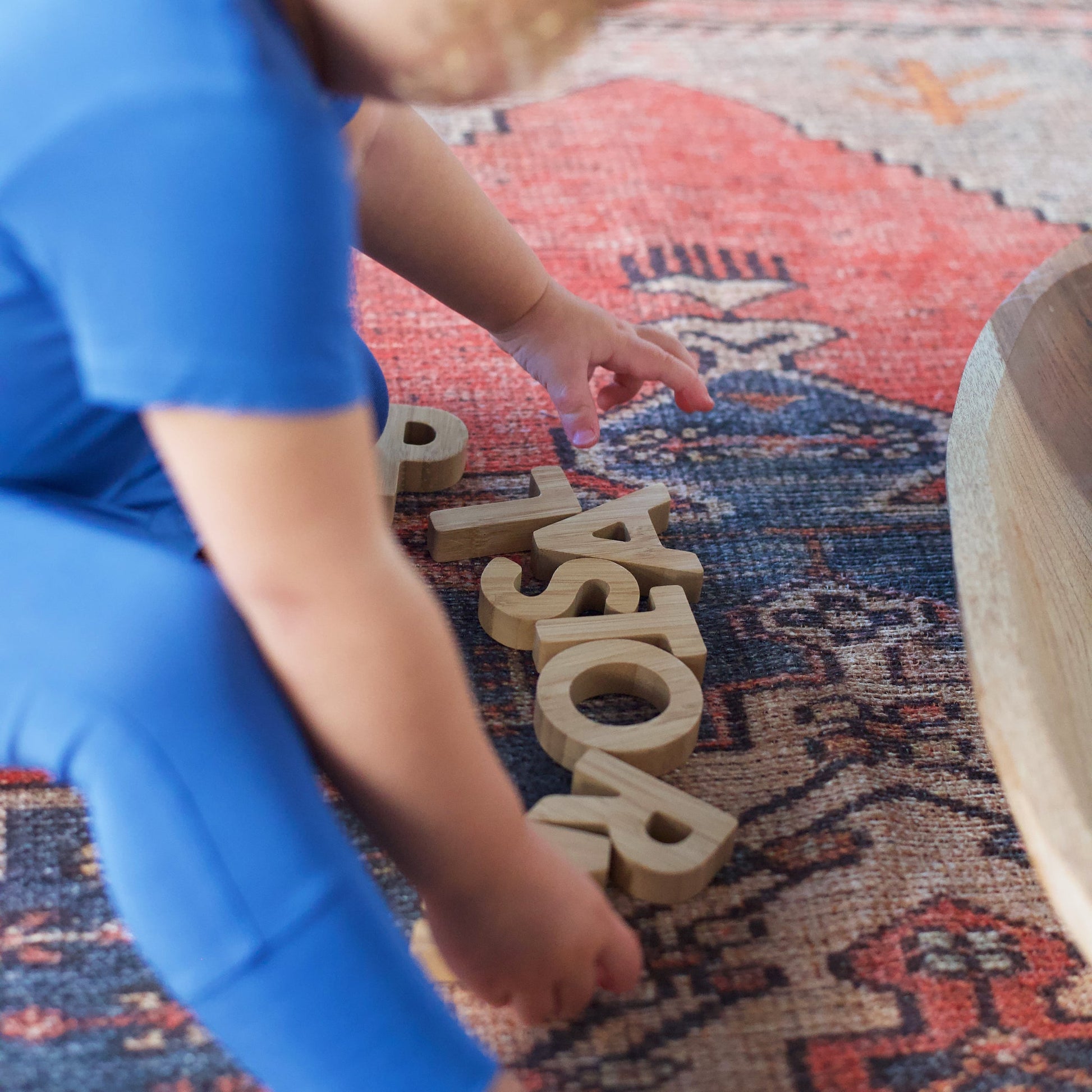 Bamboo Alphabet Wood + Bamboo Toys Ningbo Zenit   